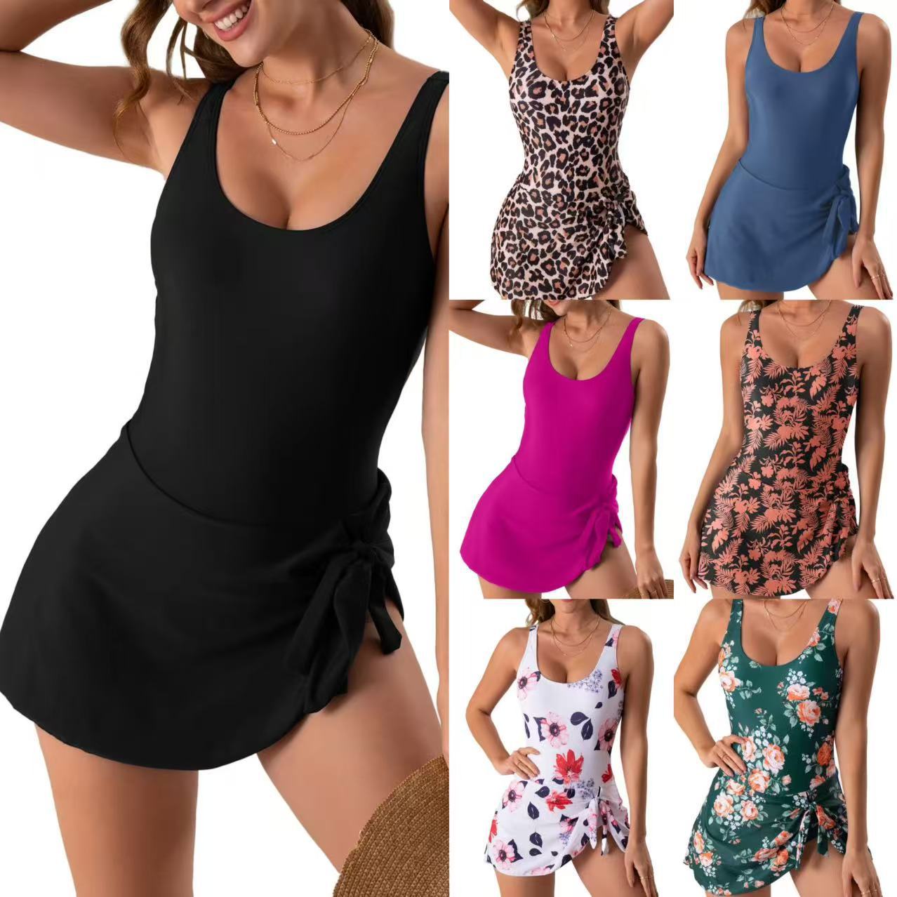 Women's One-Piece Printed Slim-Fit Swimsuit