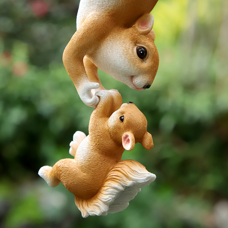 **Simulated Resin Animal Garden Hanging Ornaments**
