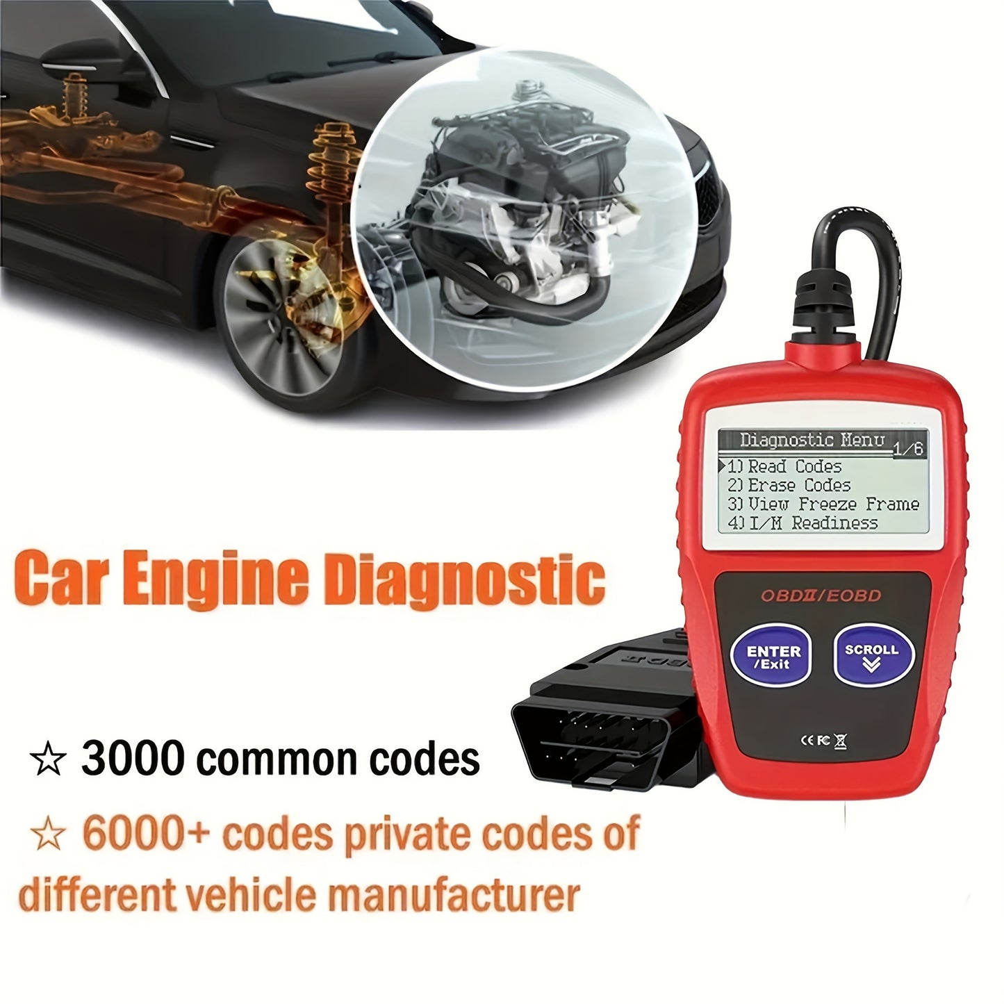 # MS309 Portable OBD2 Car Diagnostic Tool