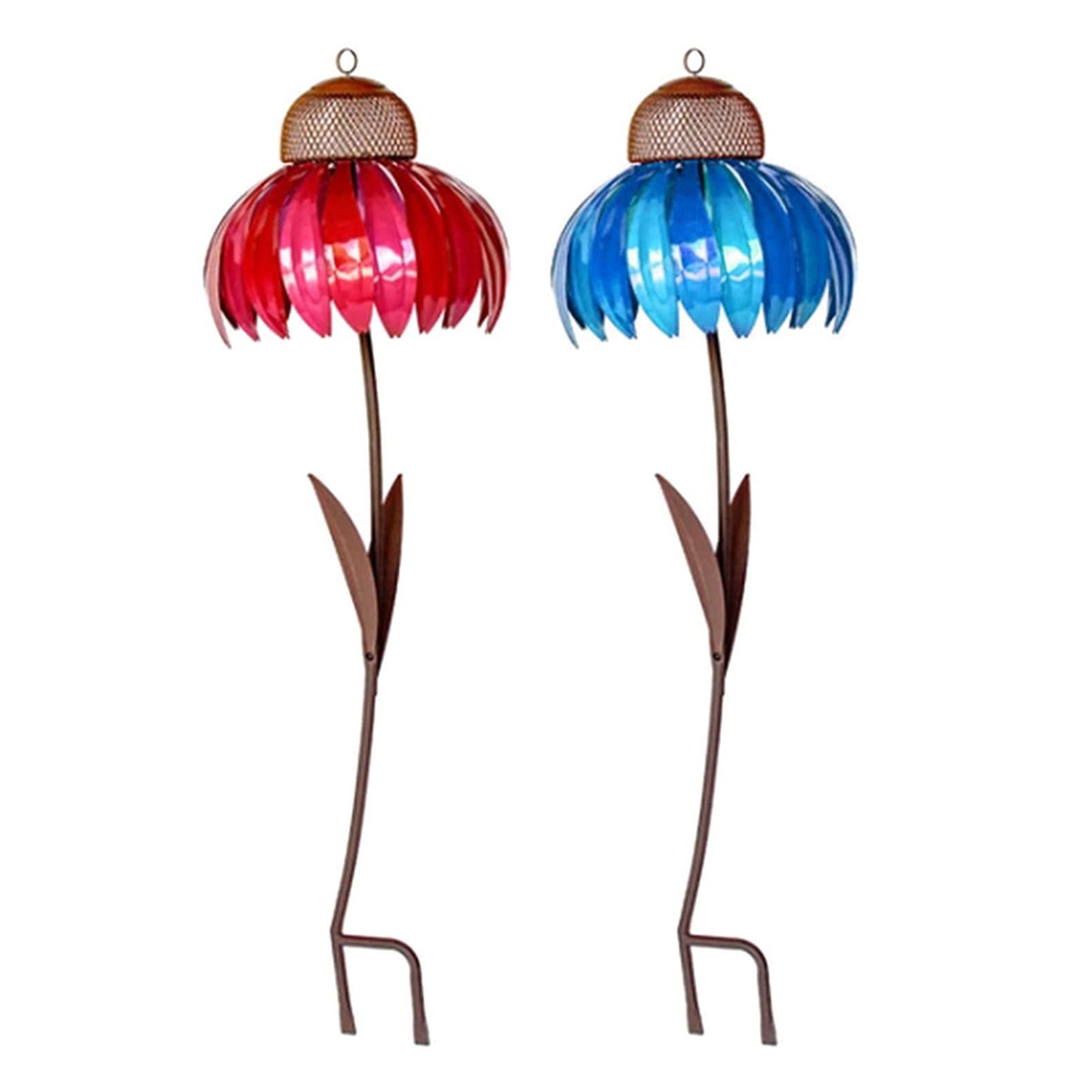 **(Metal Flower Bird Feeder)**