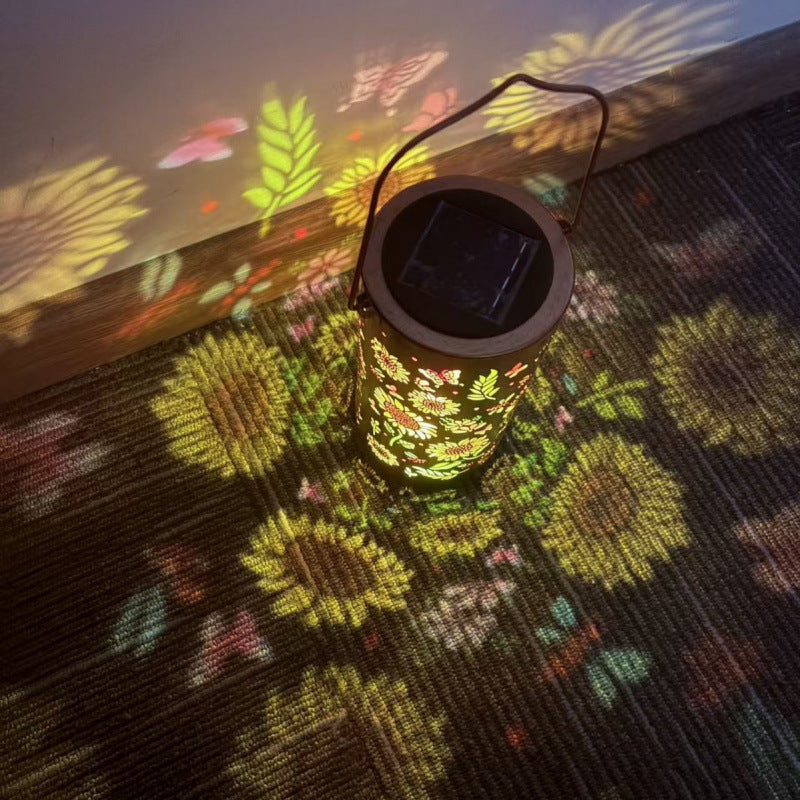 # Sunflower Iron Solar Garden Light