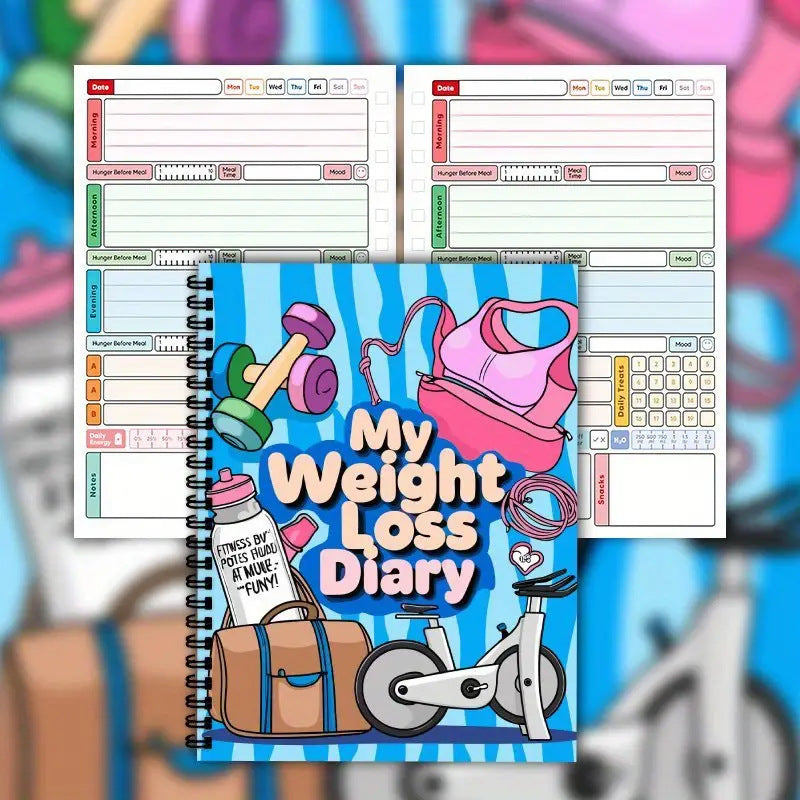 **A5 Weight Loss Diary (104-Page Recorder)**