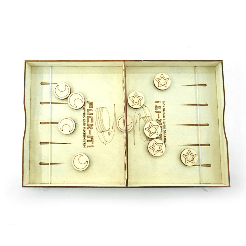 # Wooden DIY 3D Hockey Puzzle Board Game