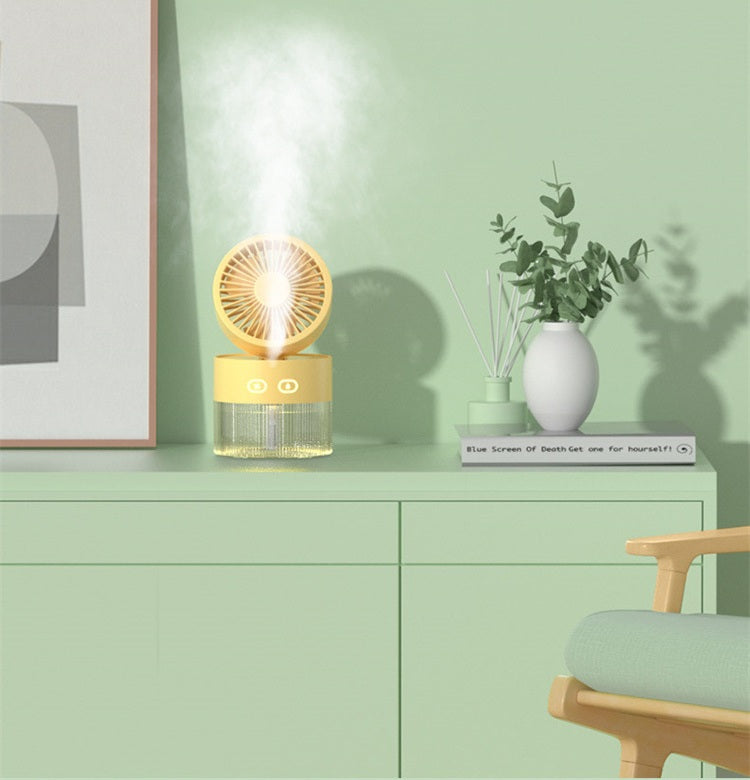 # Foldable Humidifying Spray Desktop Fan