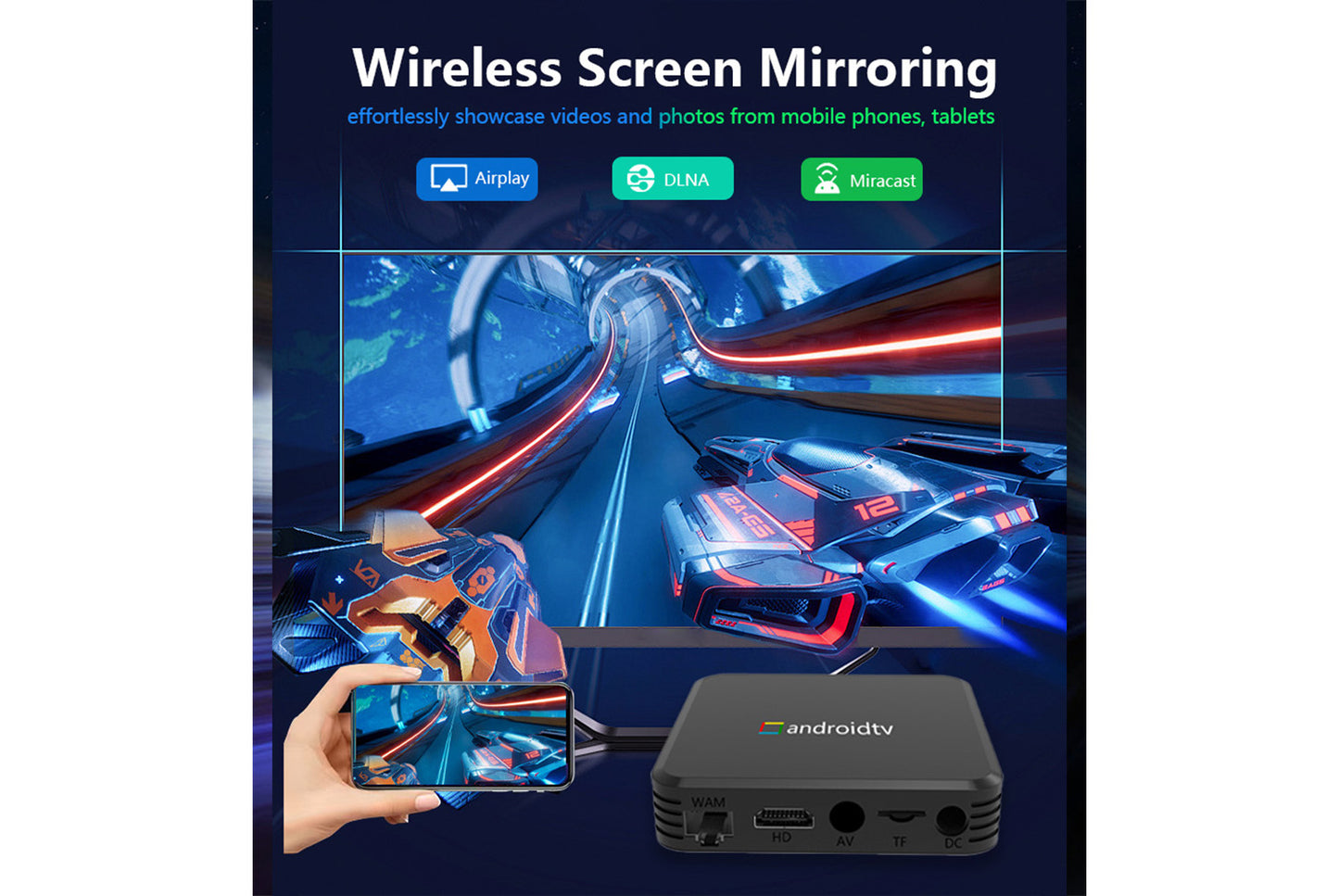 **Android TV 4K Internet Set-Top Box 8+128GB Edition**