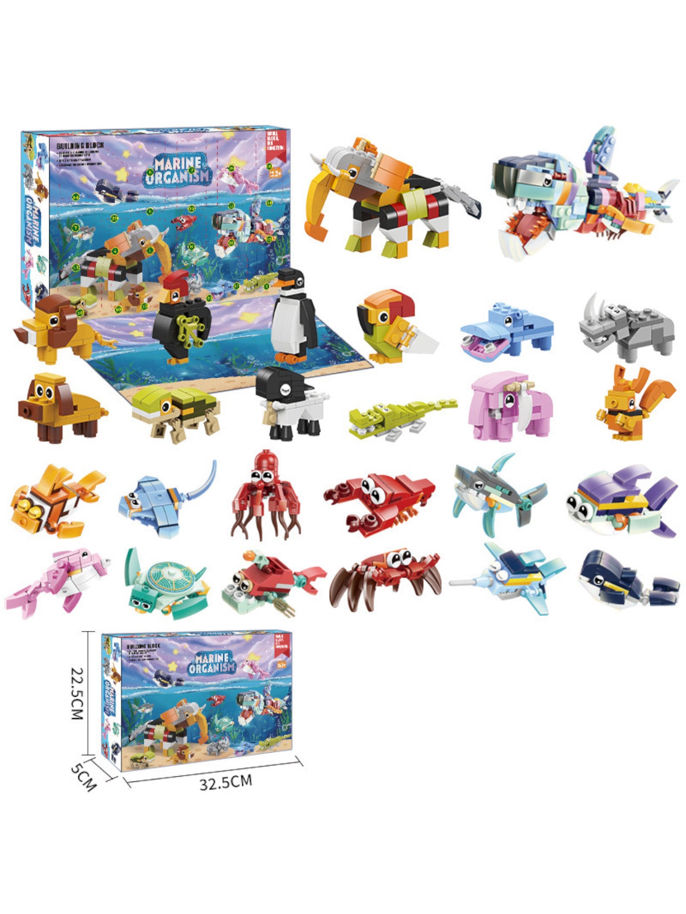 Christmas Surprise Blind Box Building Block Set
