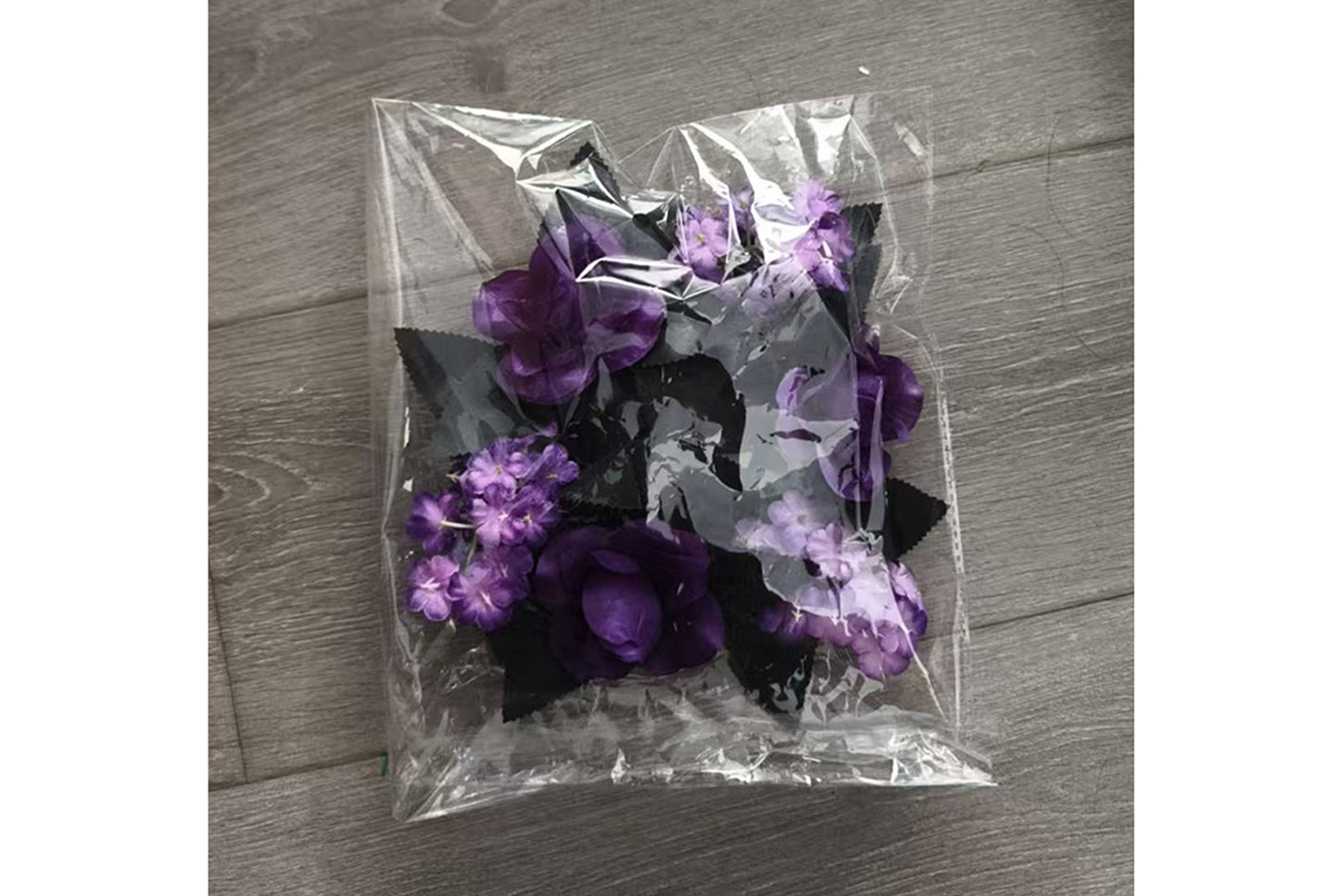 **Halloween Purple Rose Candle Garland Decoration**