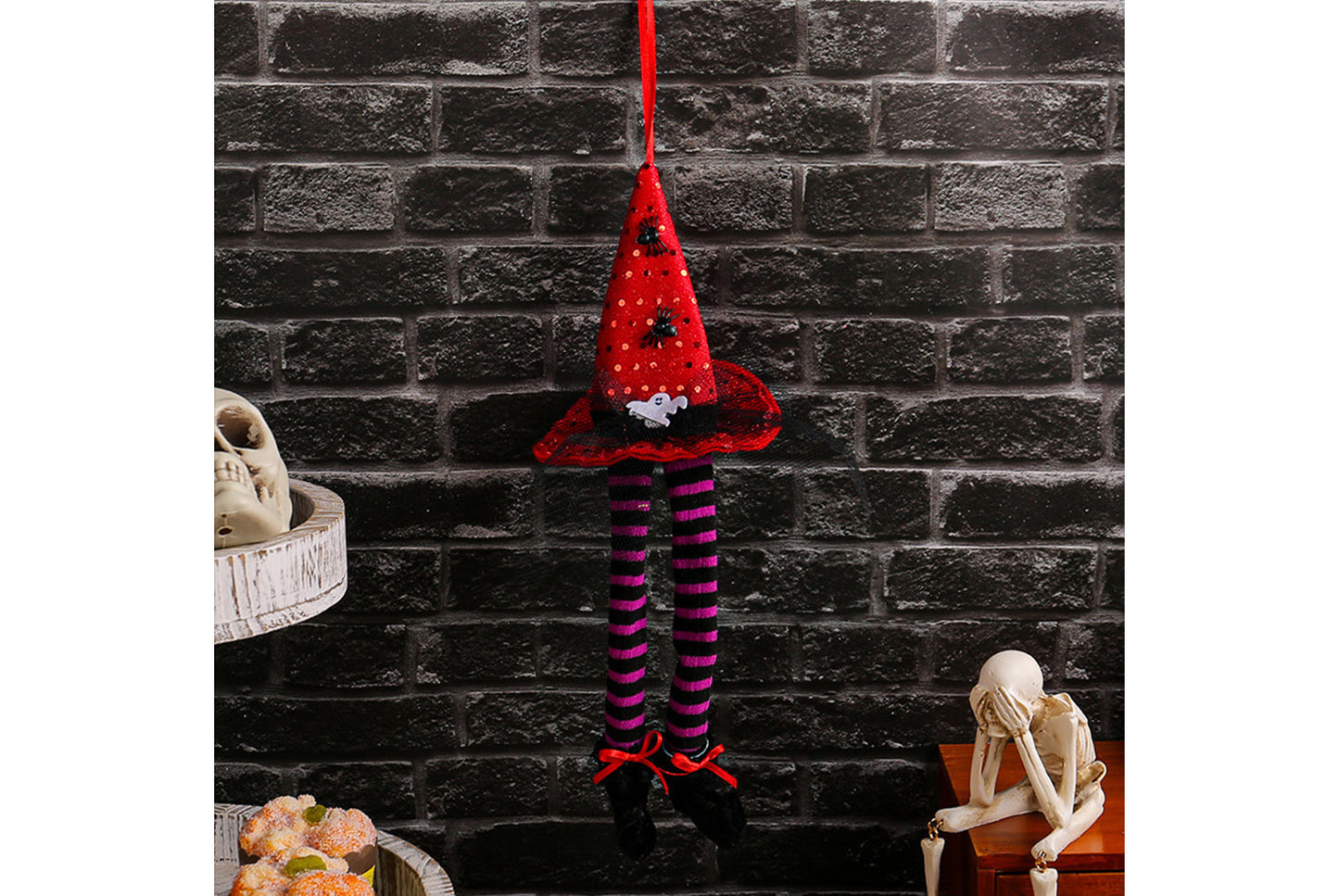 Halloween Witch Hat Hanging Ornament