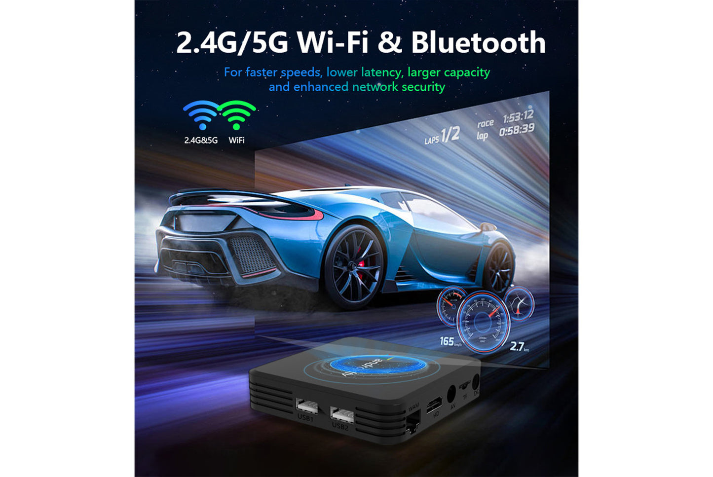 **Android TV 4K Internet Set-Top Box 8+128GB Edition**