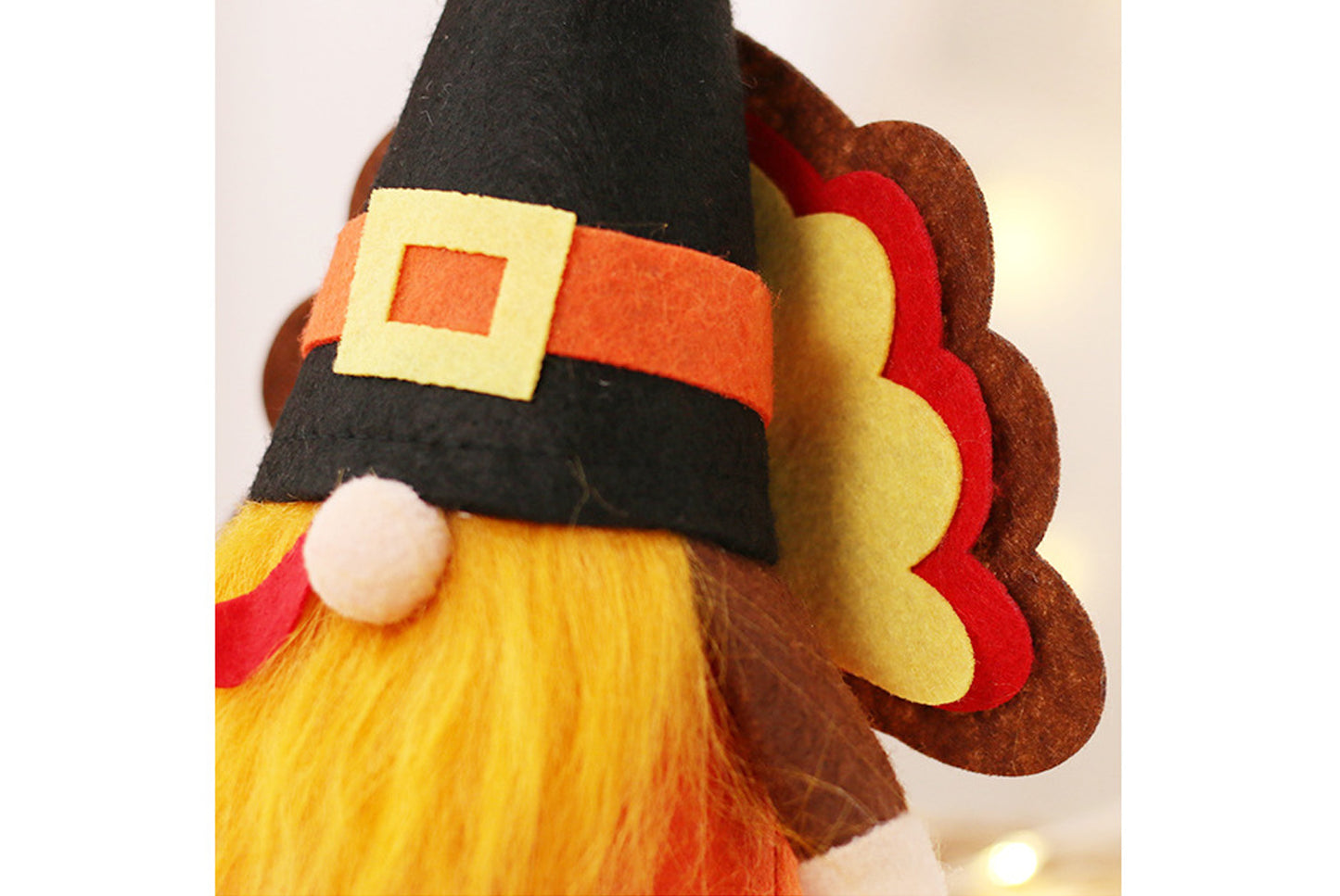 Harvest Festival Turkey Ornament - Cute Faceless Old Man Figure