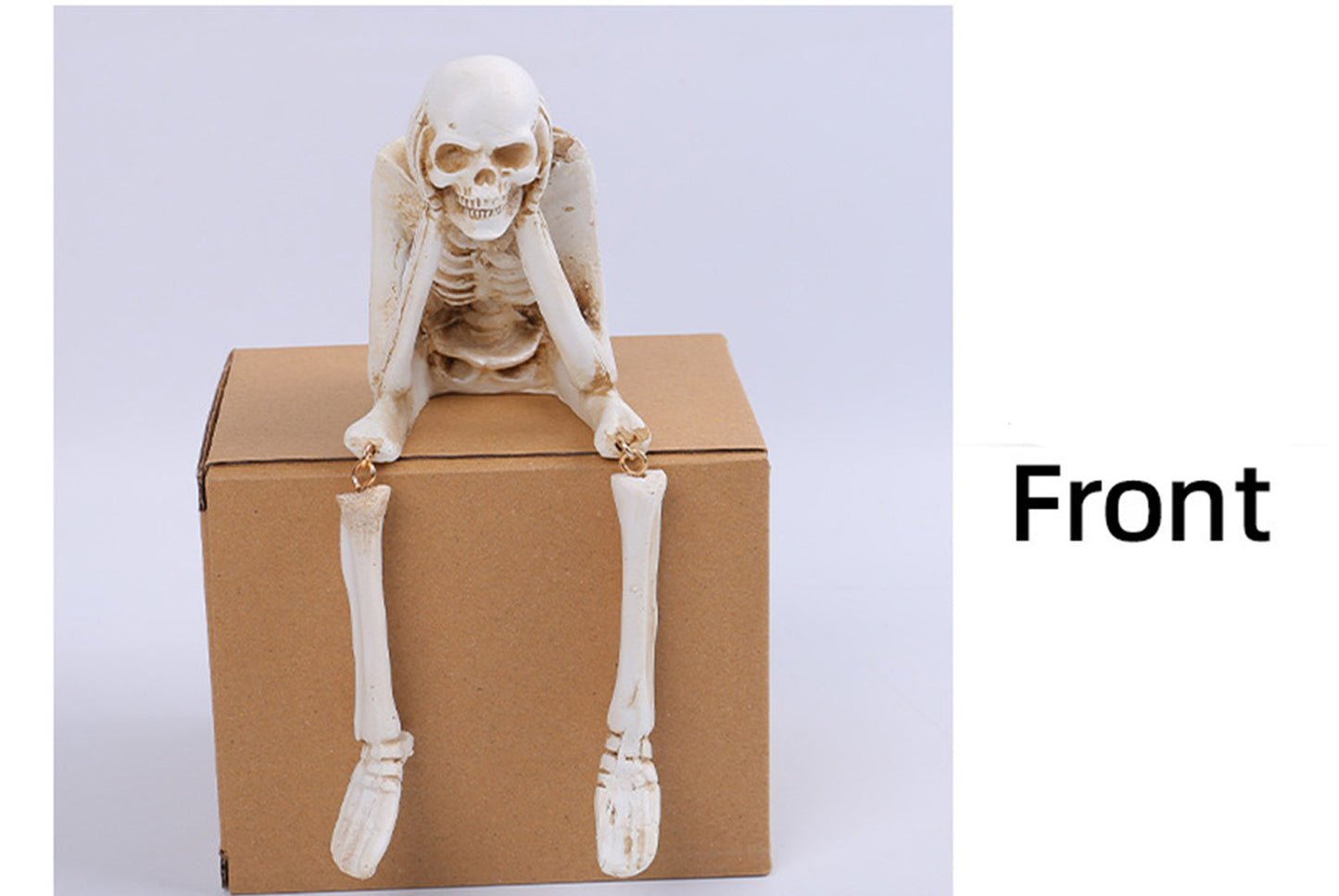 Halloween Resin Skeleton Ornaments | Three "Don't Hear, Don't See, Don't Talk" Styles