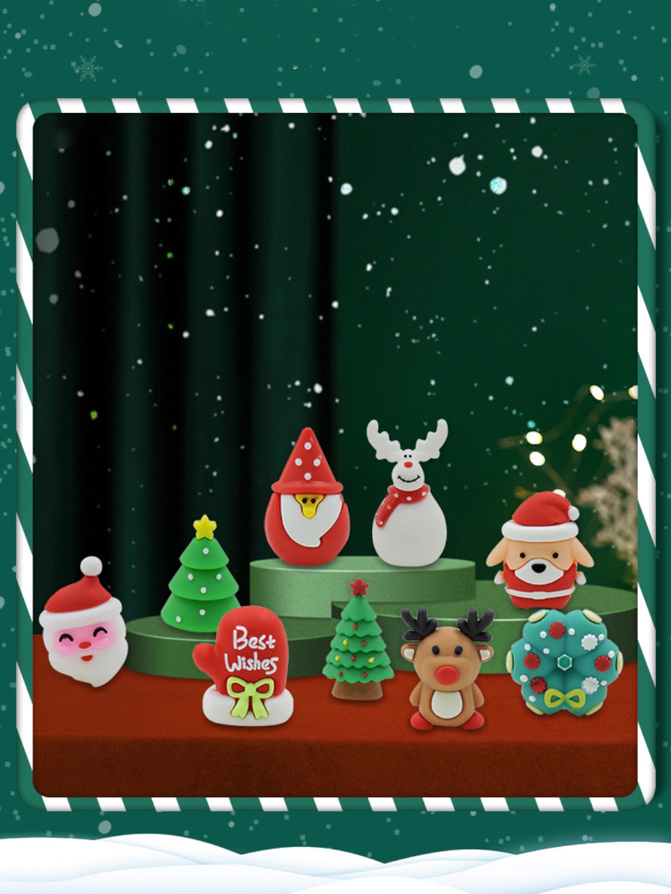 Christmas Light Crystal Blind Box Set