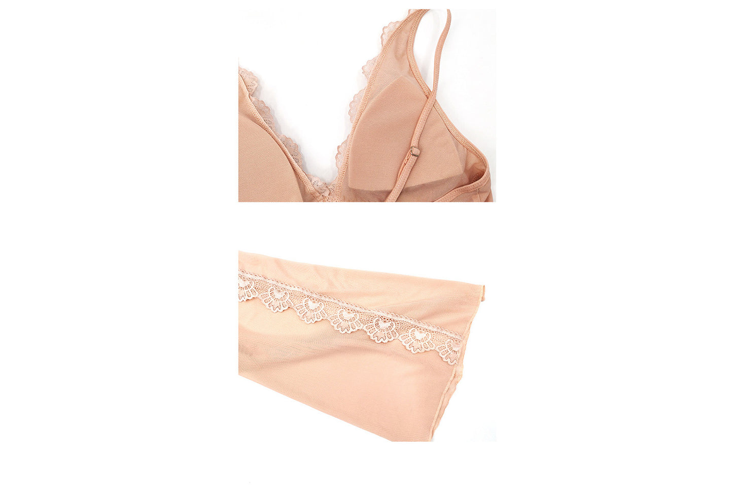 *Three-Piece Sexy Lingerie Set with Padded Bra