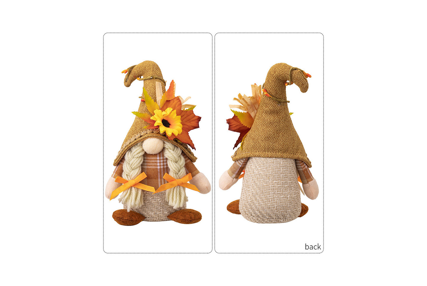 Standing Faceless Doll Gnome Figurine