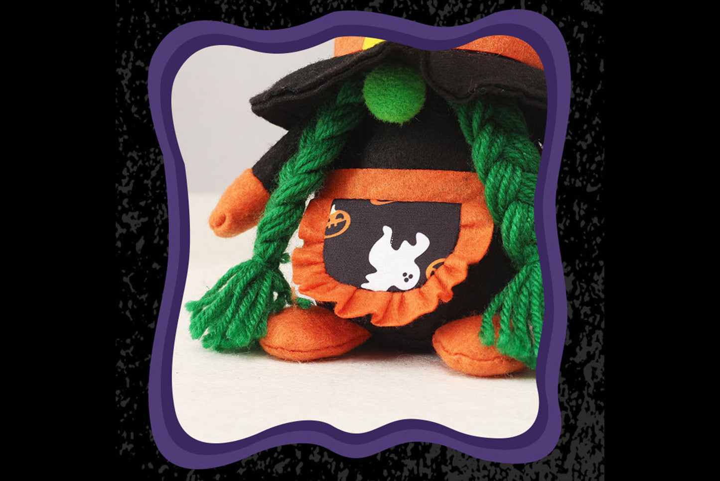 **Halloween Wizard Hat Faceless Old Man Doll Ornament**