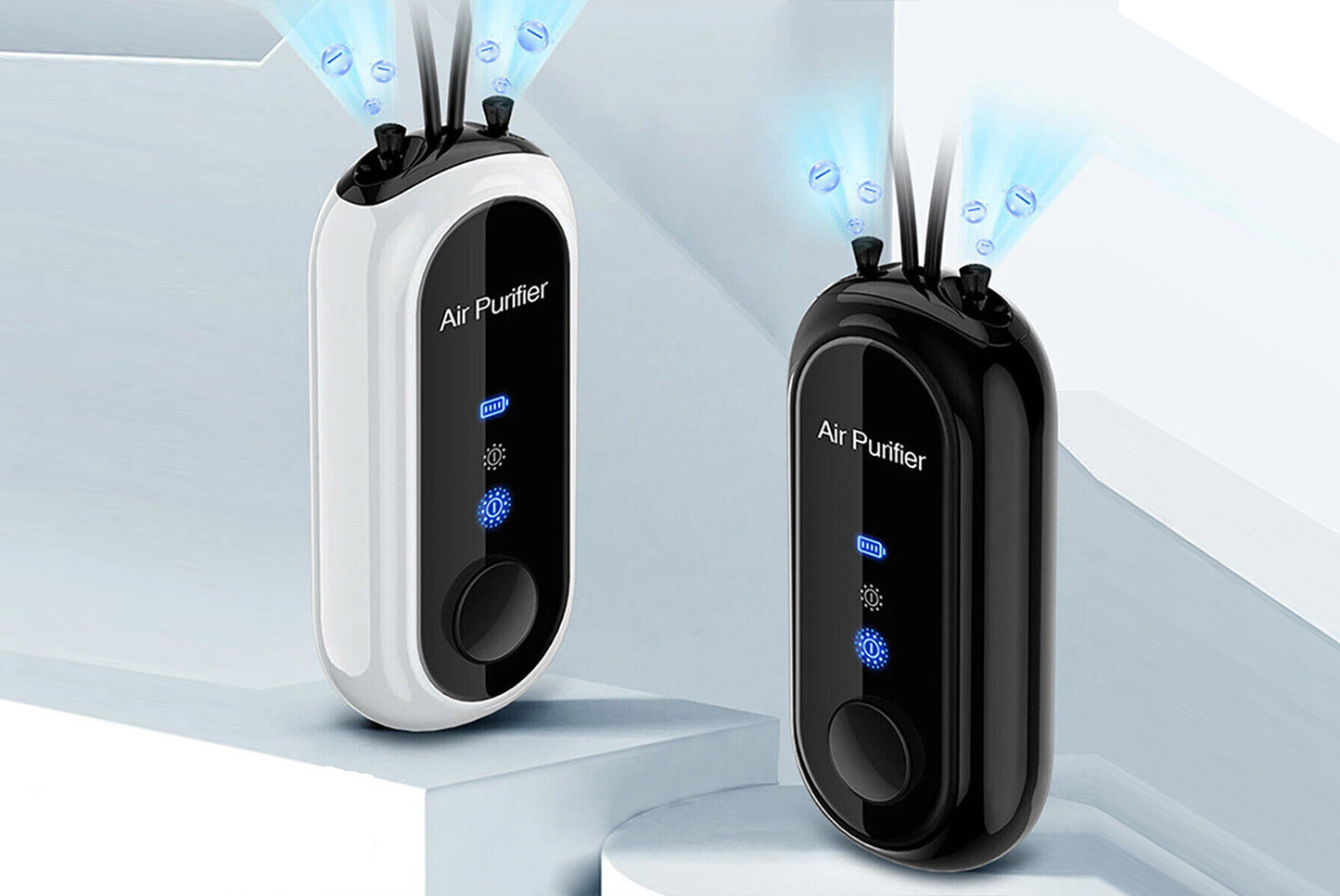 Mini neck-hanging air purifier