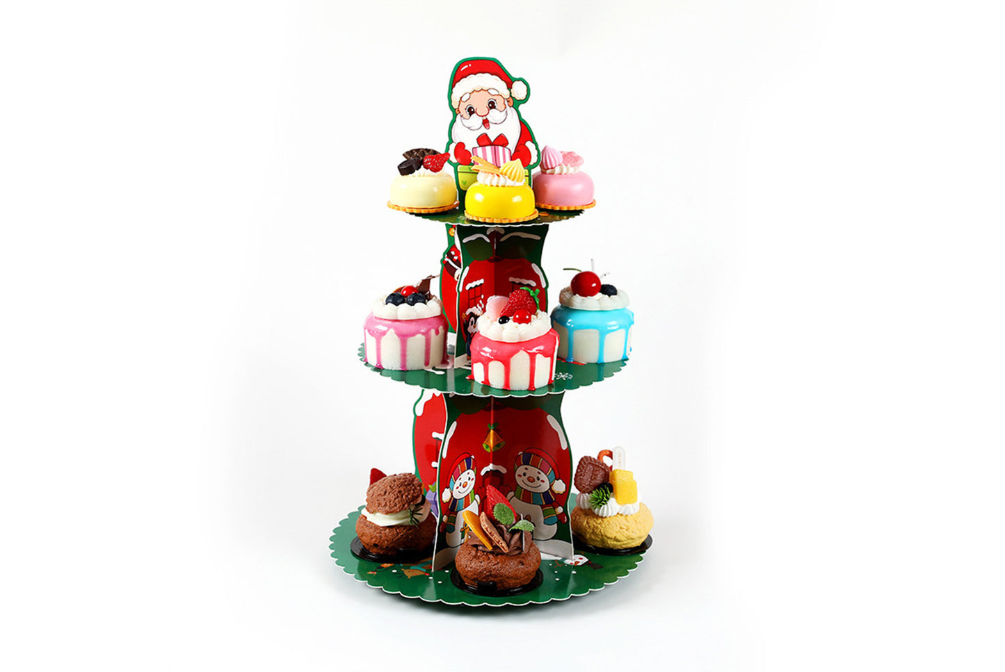 **Halloween Pumpkin Multi-Tier Cake Stand Decorative 3D Cake Tray**