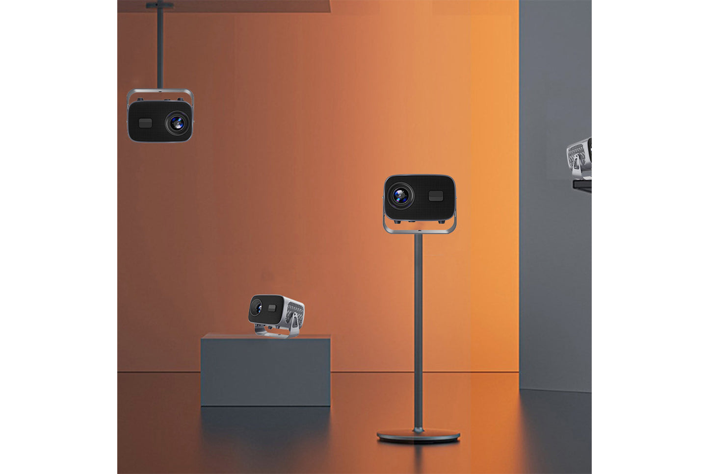 **A10 Android Smart Projector 2GB + 16GB Wireless WiFi Projector**