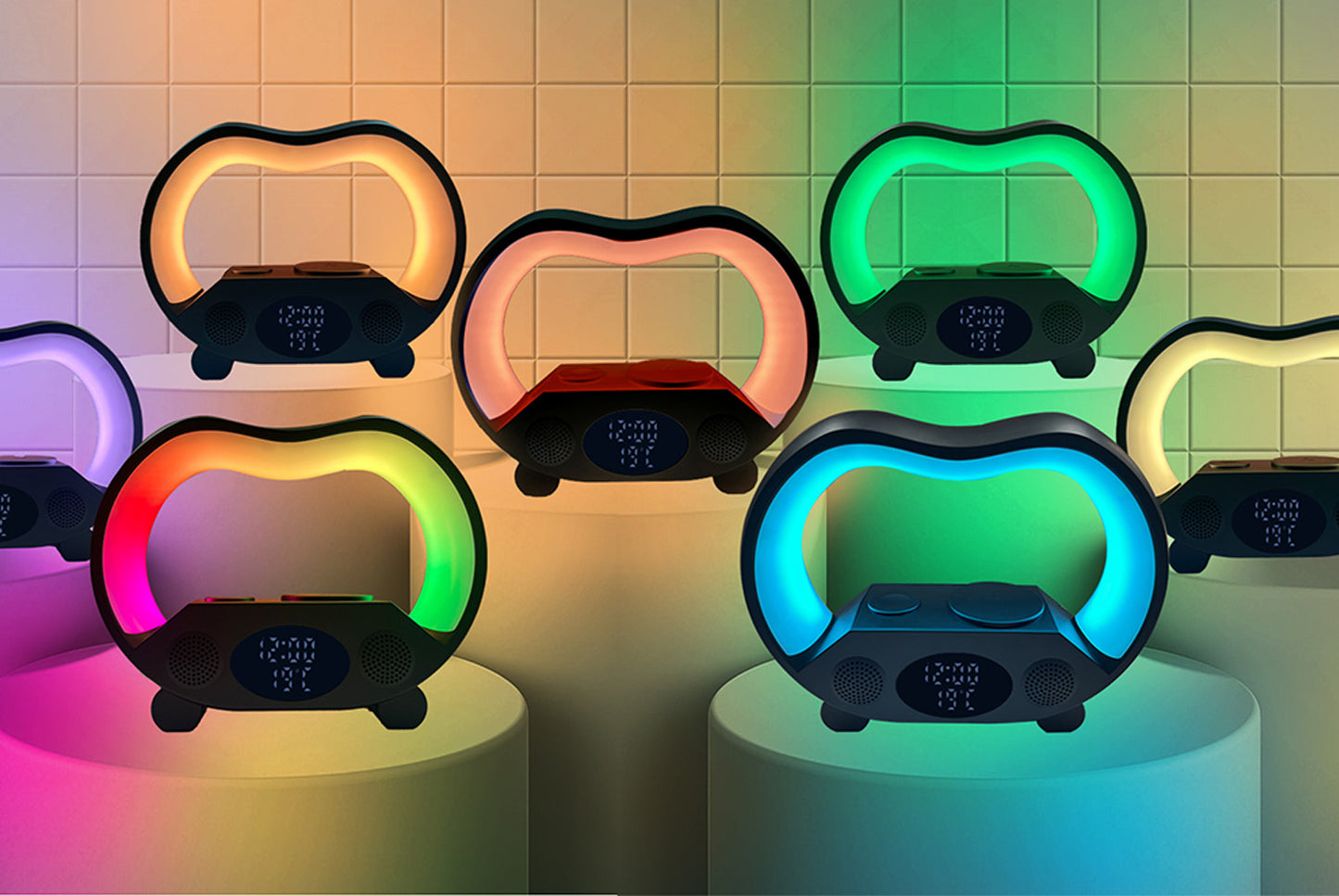 Wireless Charging Multifunctional Colorful Night Light