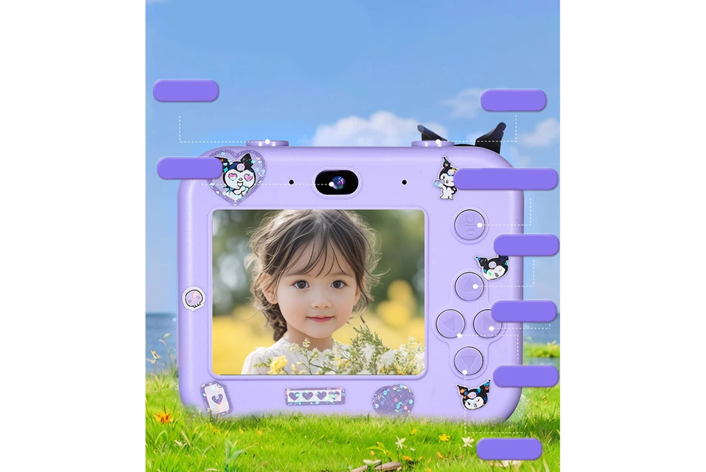 Purple/Pink Polaroid Kids Camera