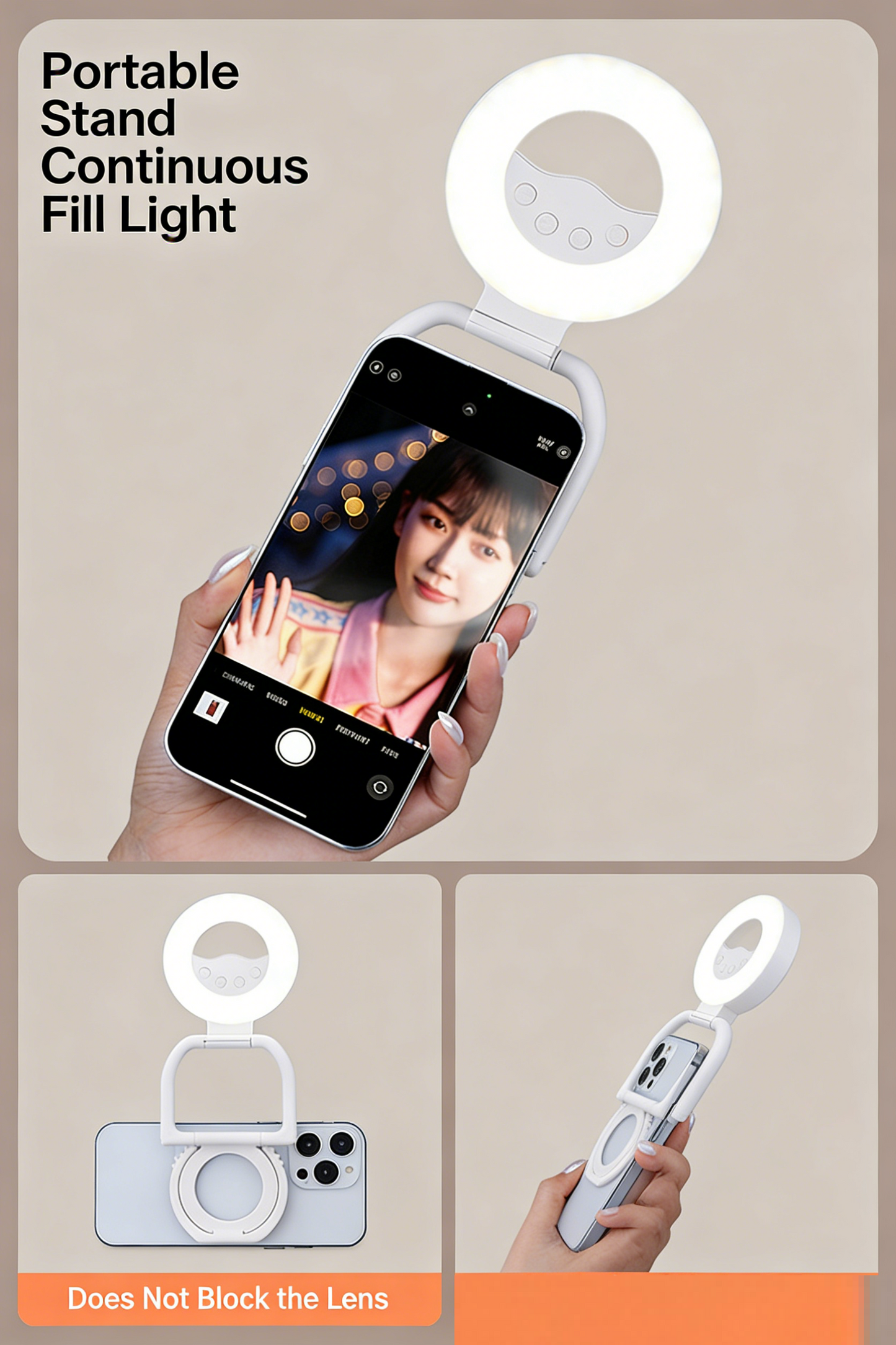 Multifunctional Magnetic Beauty Fill Light