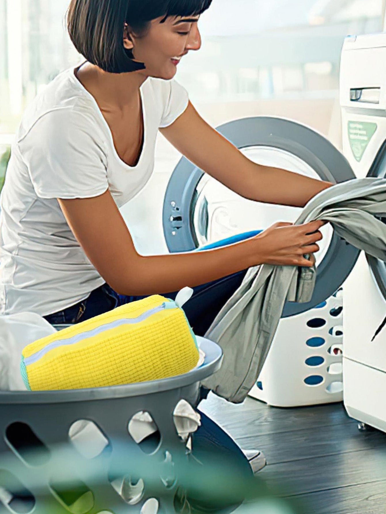 Lazy Shoe Reusable Cylindrical Shoe Washing Bags
