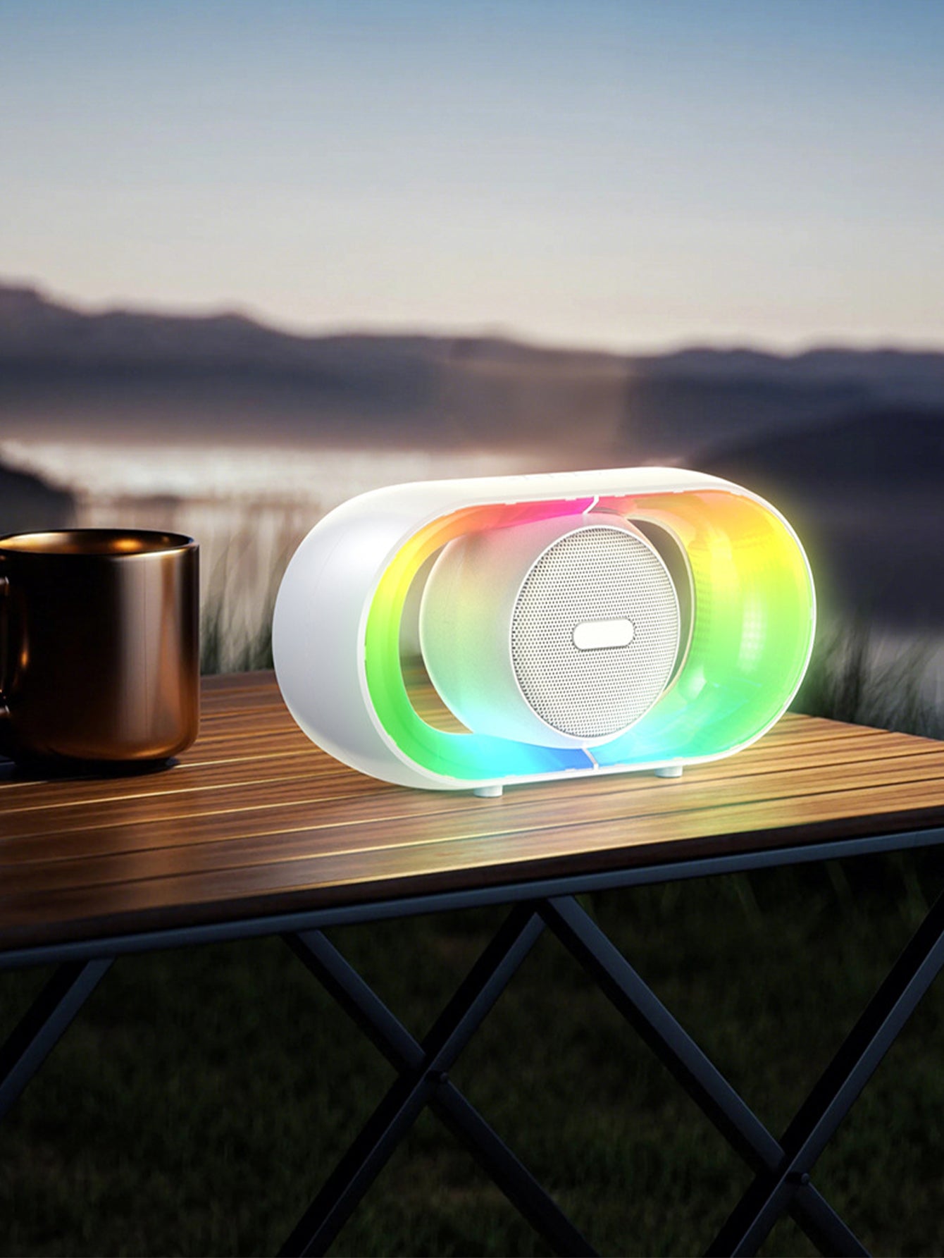Desktop atmosphere night light Bluetooth speaker