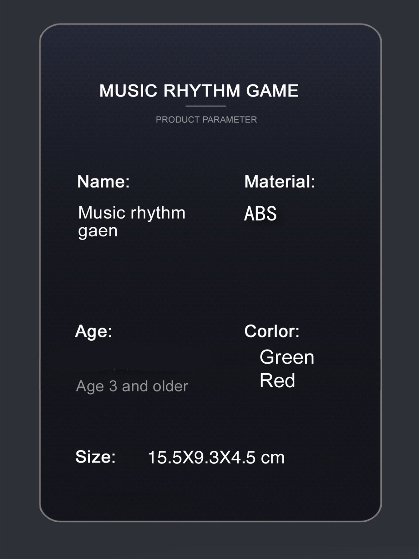Music Rhythm game machine