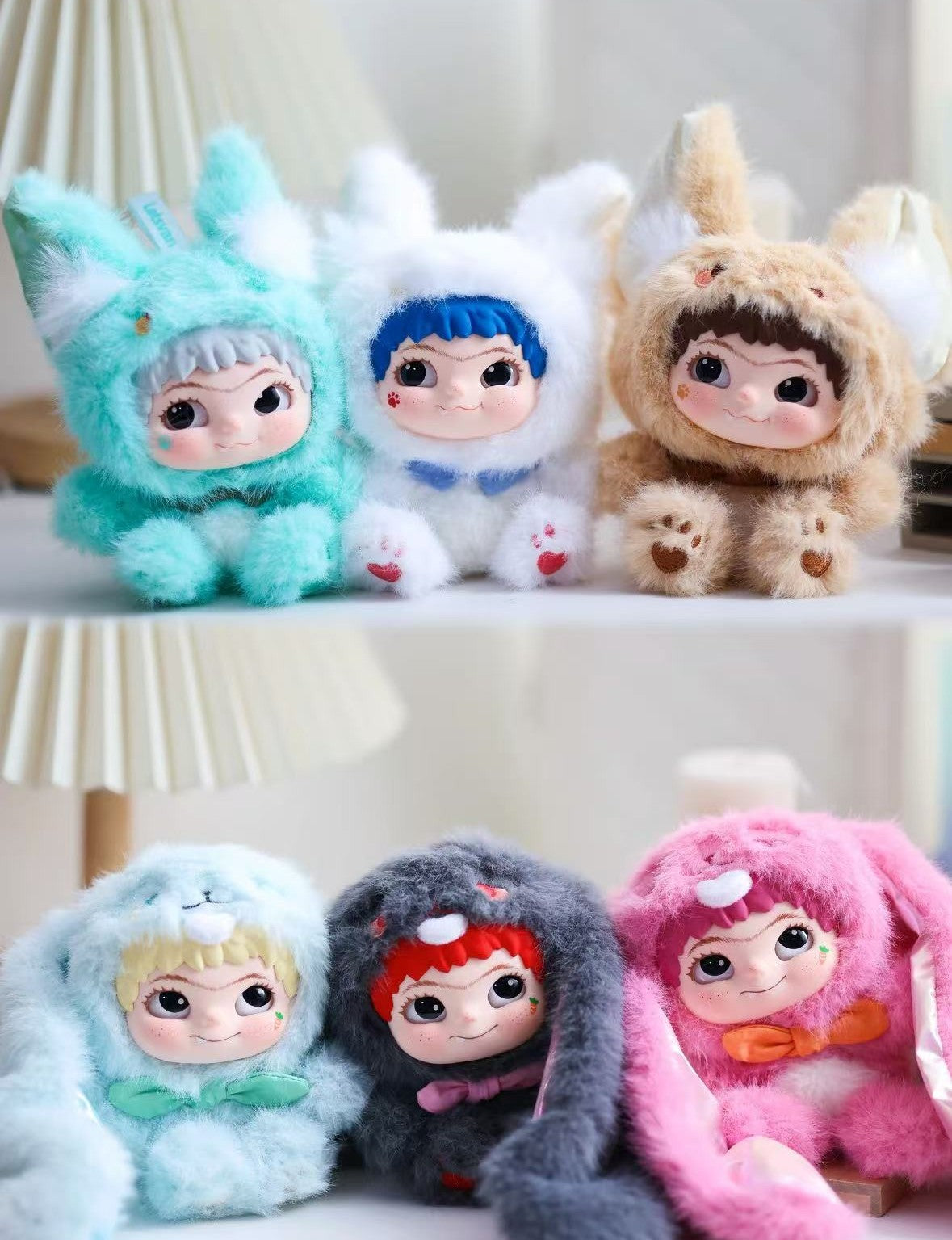 WAKUKU Fox and Bunny Mischievous Diary Doll