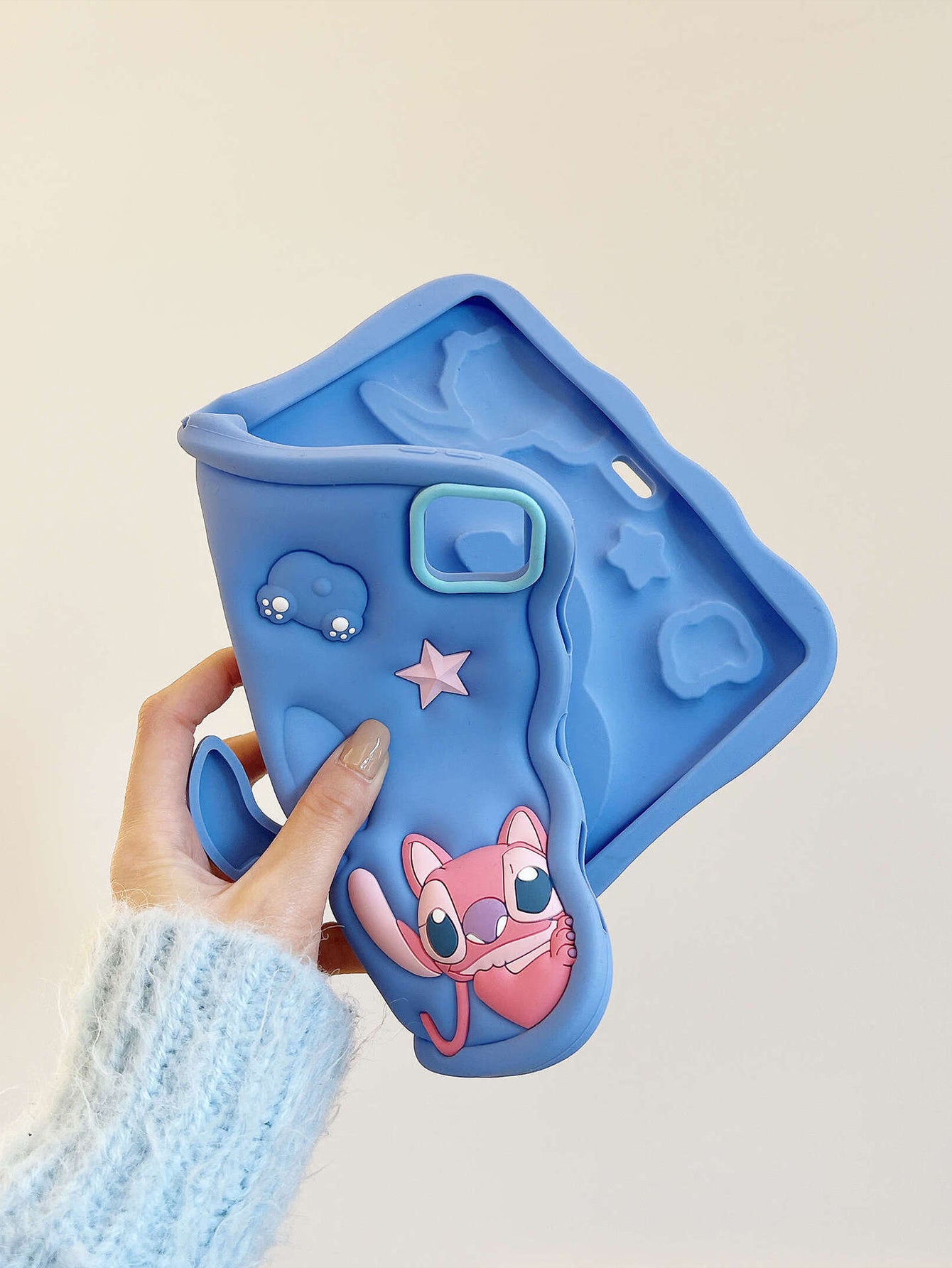 Cartoon 3D Stitch iPad Protective Case
