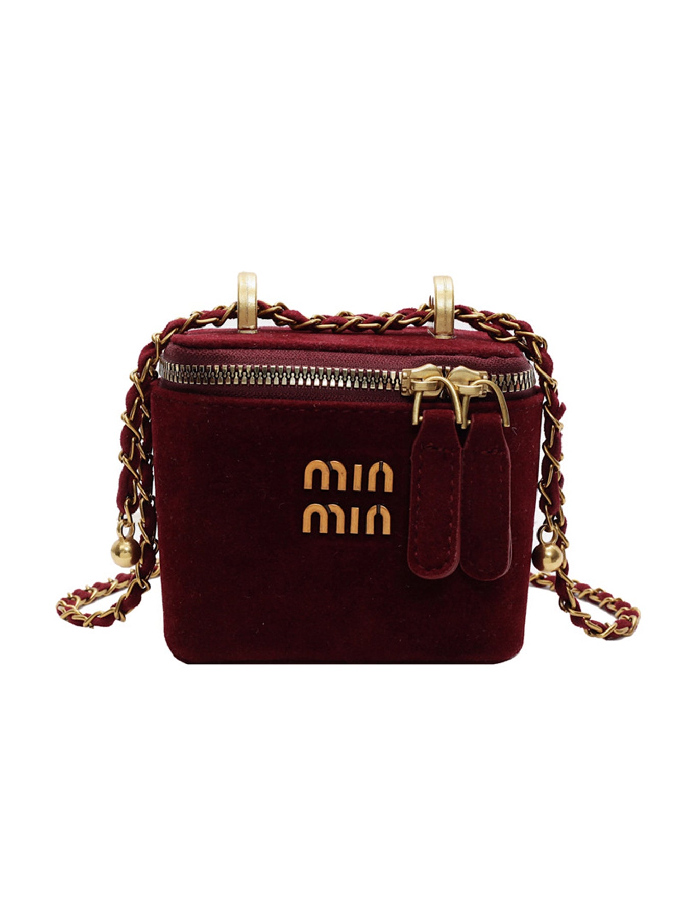 Fashionable frosted Mini box bag