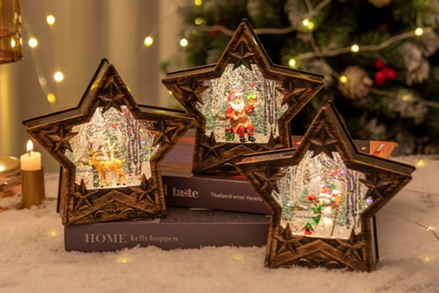 Christmas Luminous Night Light Desktop Ornament