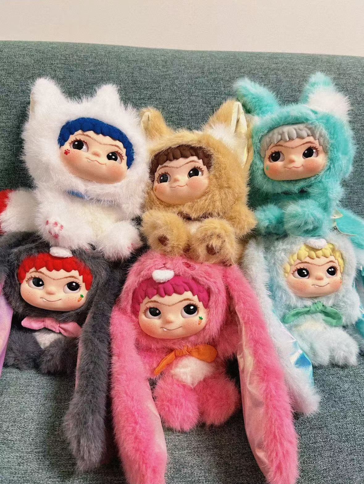 WAKUKU Fox and Bunny Mischievous Diary Doll