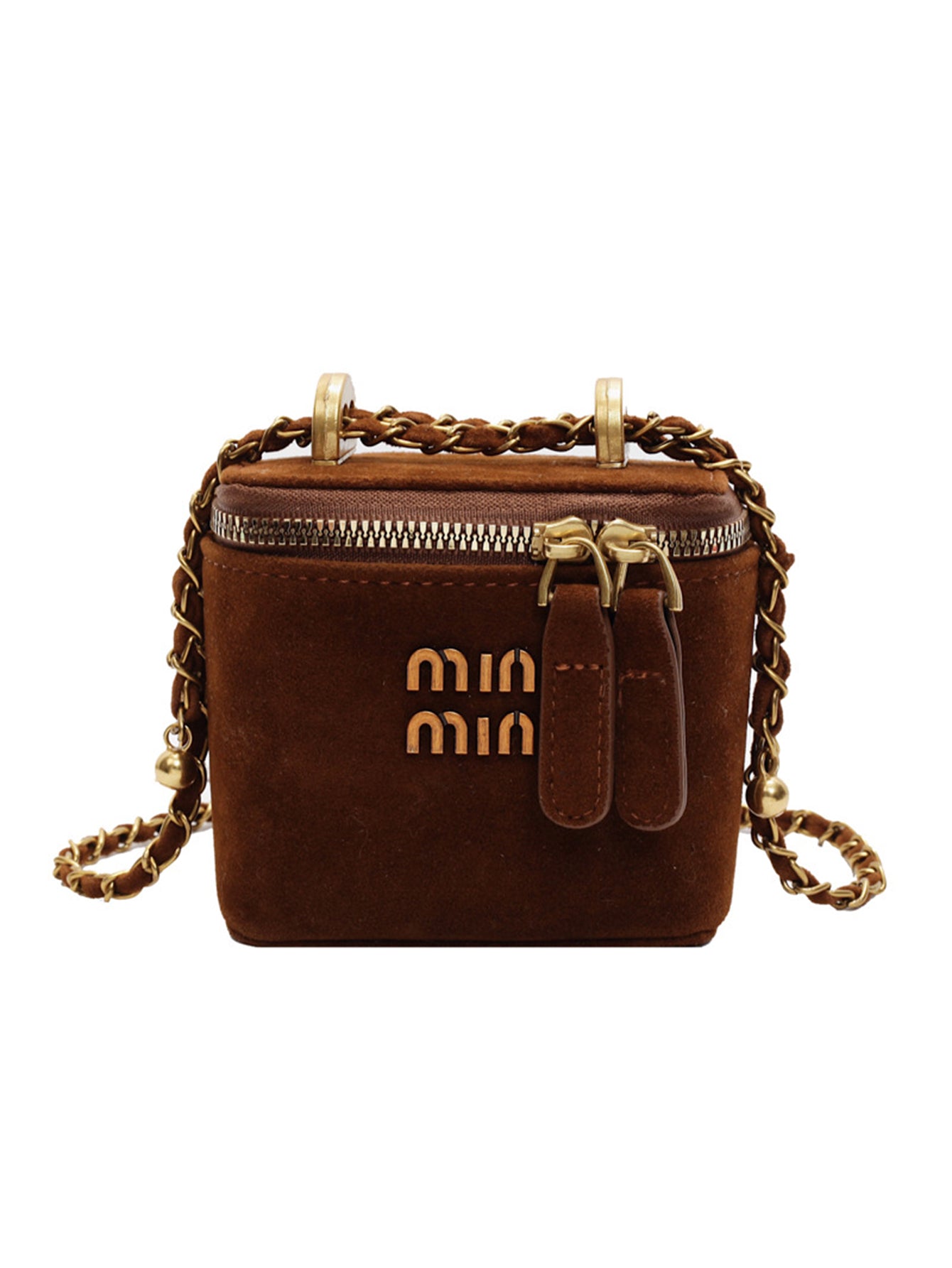 Fashionable frosted Mini box bag