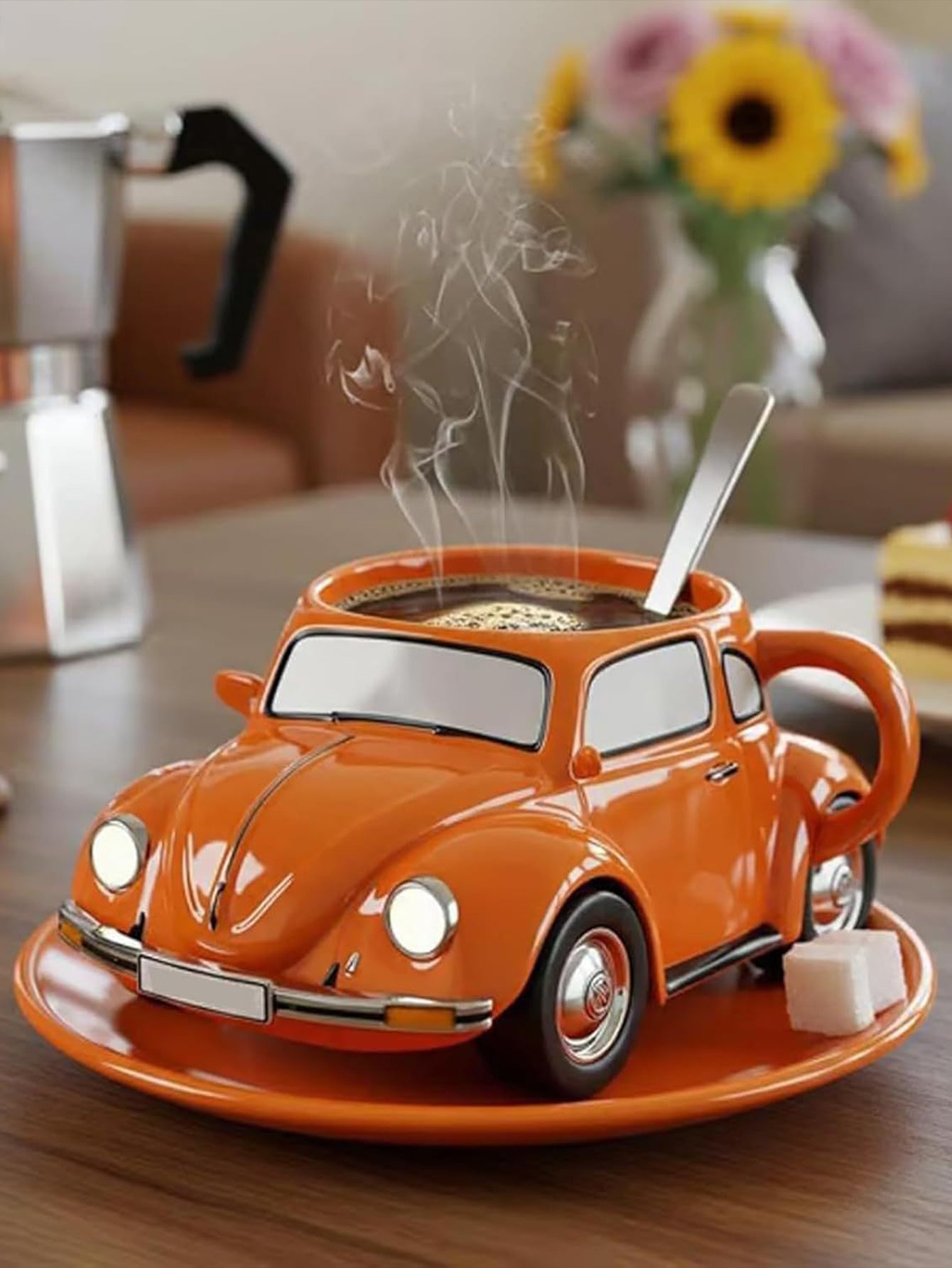Creative Mustang-shaped coffee cup