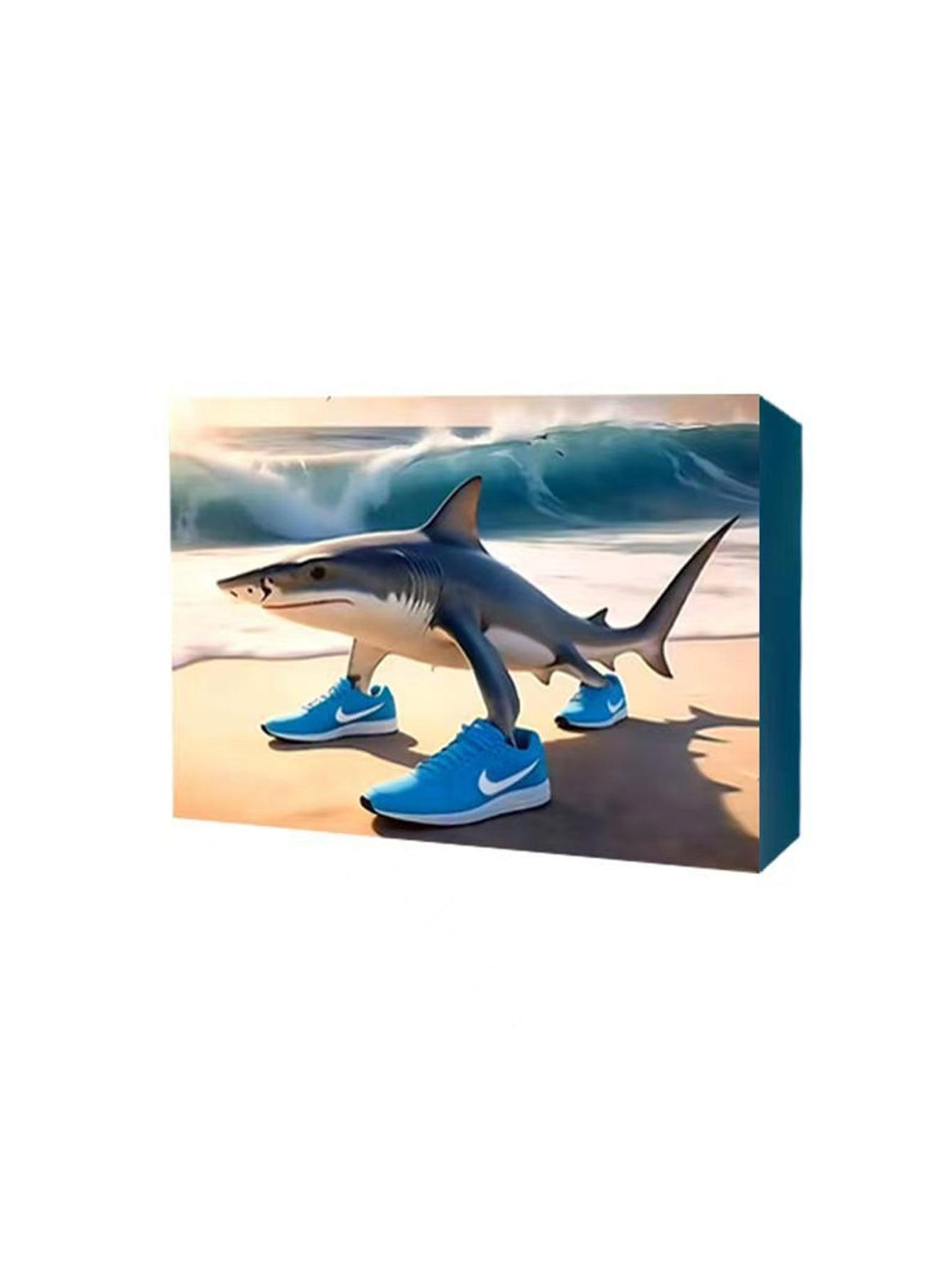 Blind box shark stick figure wearing shoes 24pc surprise gift