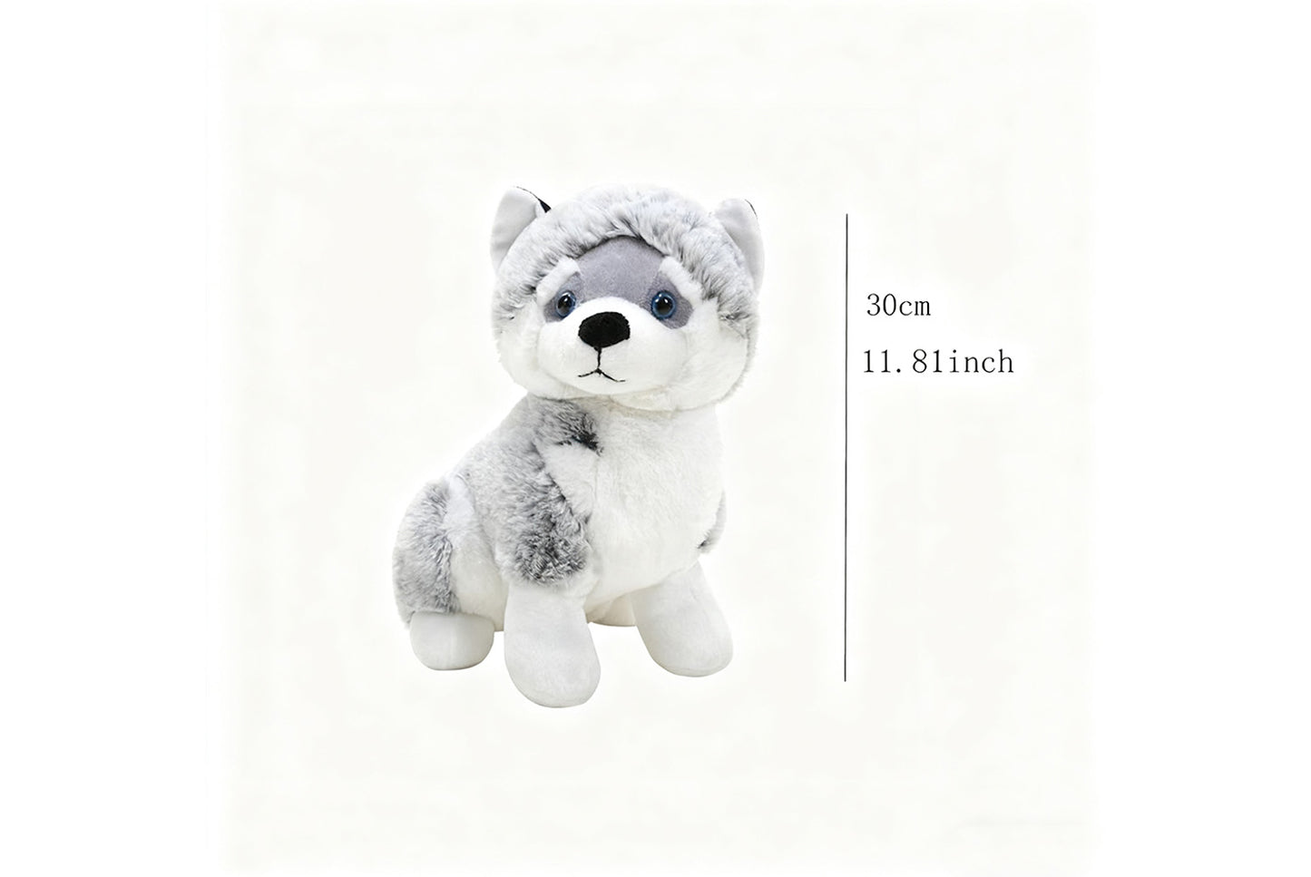 **Colorful Musical Luminous Husky | Sleep-Soothing Plush Toy**