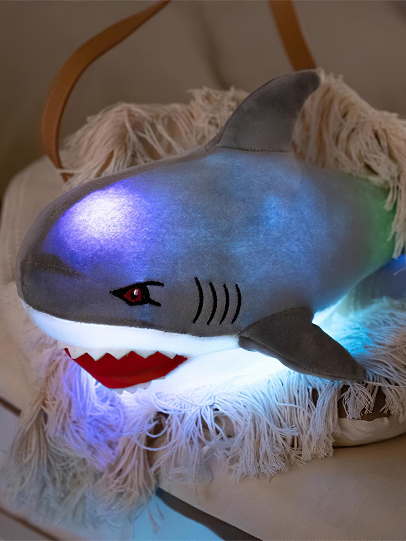 Shark LED Plush Toy - Cozy Night Companion - 2 Options
