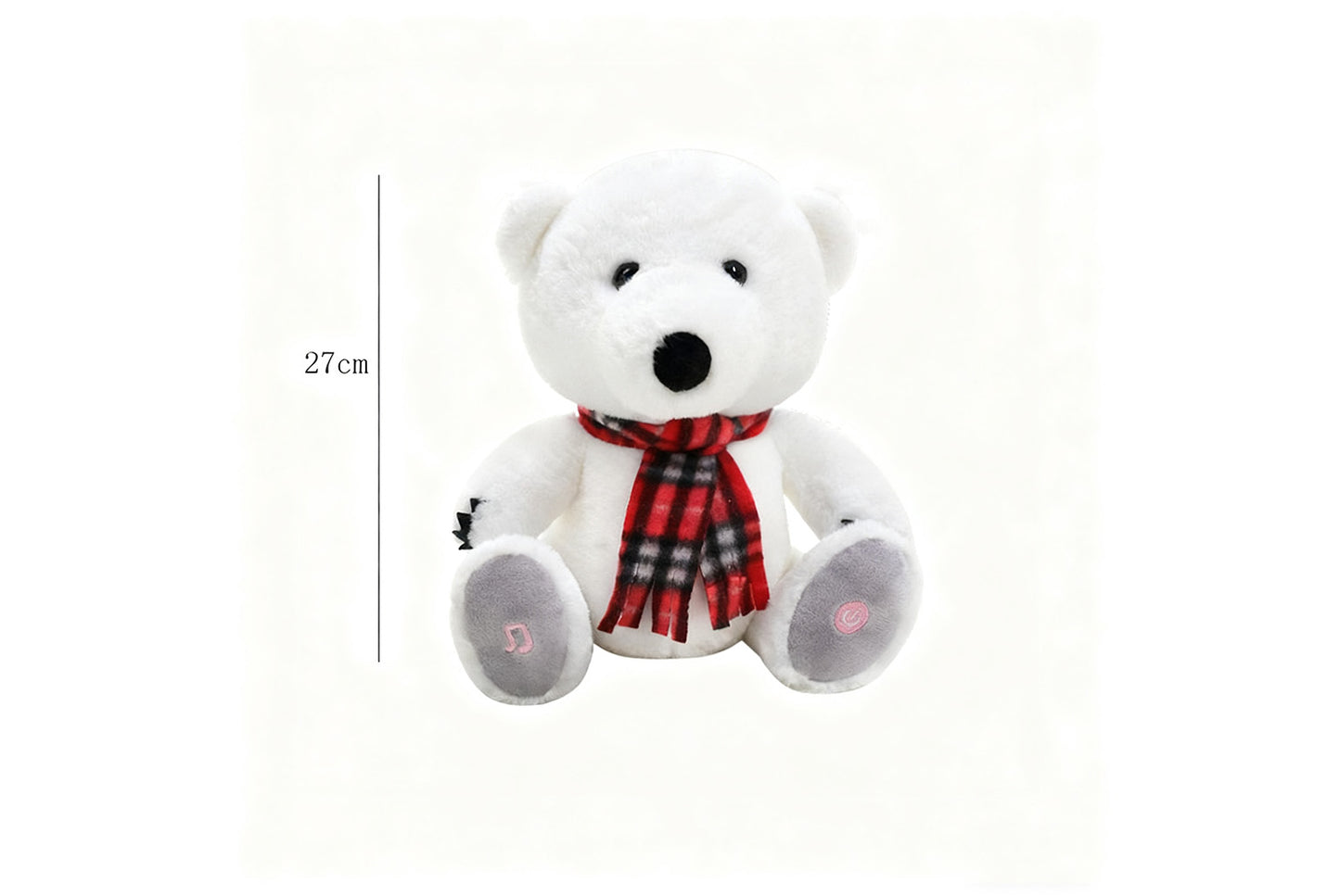 **Colorful Musical Light-Up Polar Bear