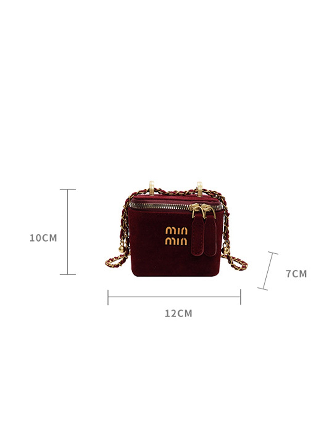 Fashionable frosted Mini box bag