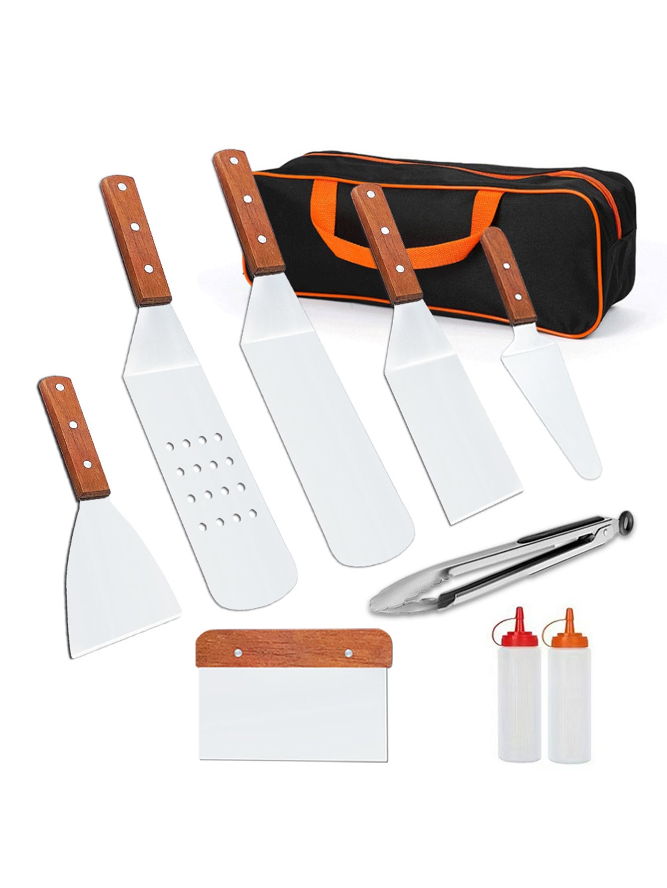 Camping BBQ stainless steel barbecue tool set
