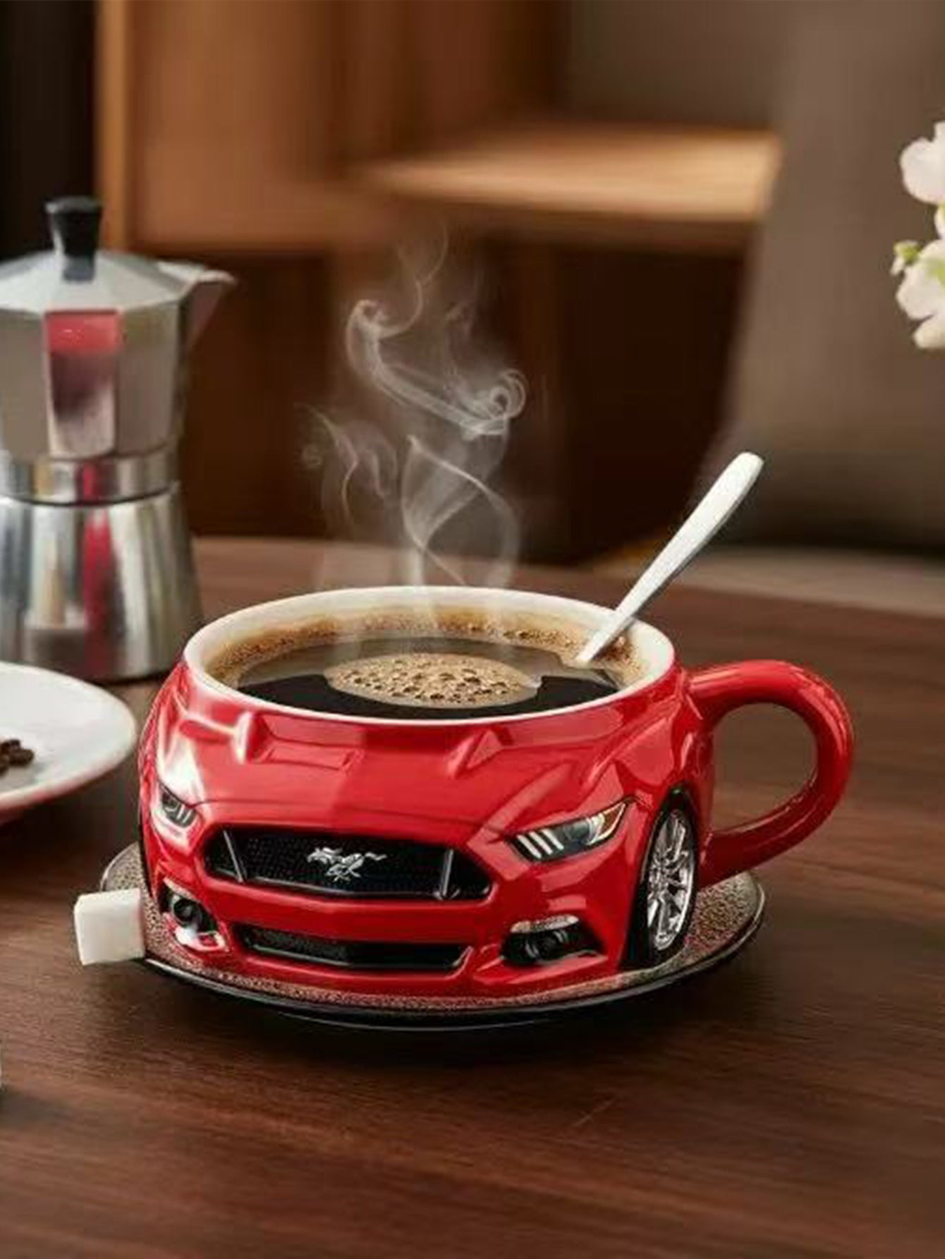 Creative Mustang-shaped coffee cup
