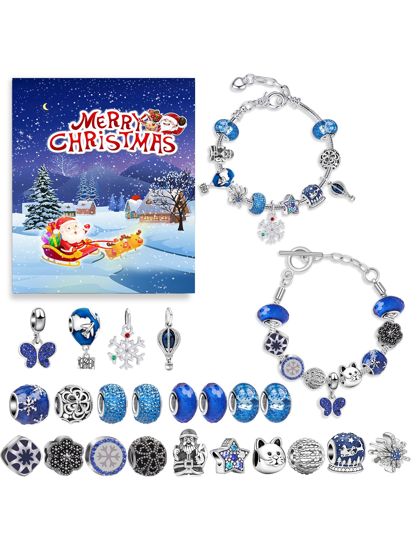 Blue Christmas Sleigh Blind Box Set