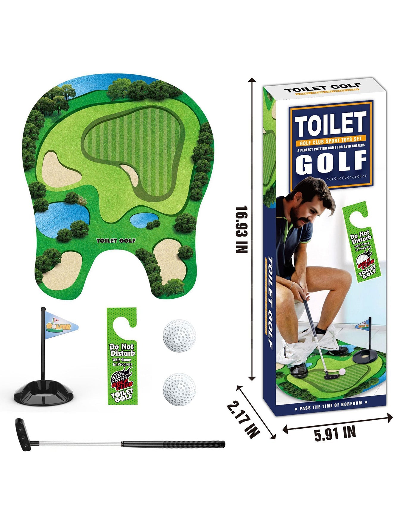 Toilet Golf Mini Set