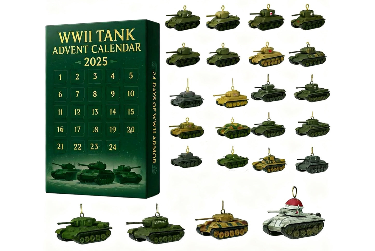 2025 WWII Tank Advent Calendar
