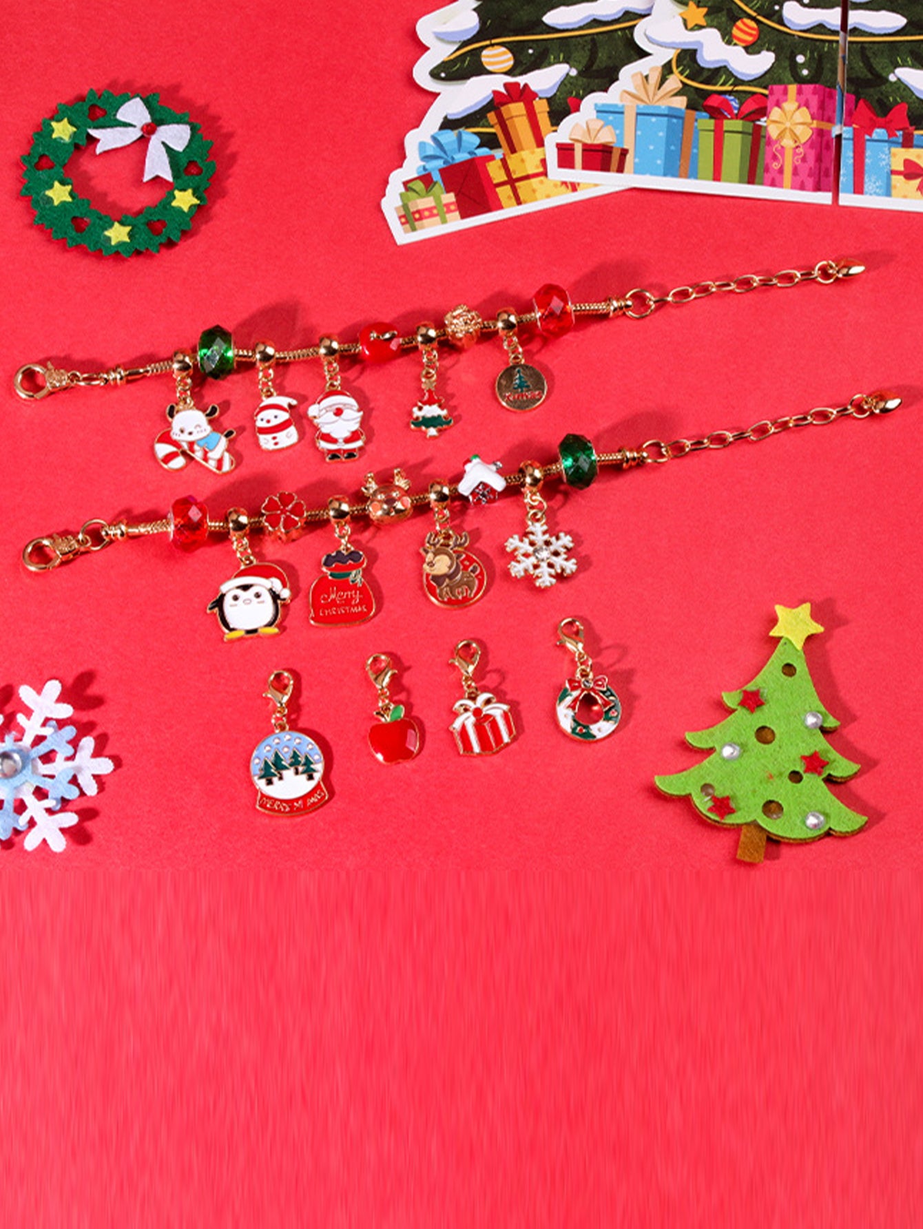 Rose Gold Series Christmas Advent Countdown Calendar