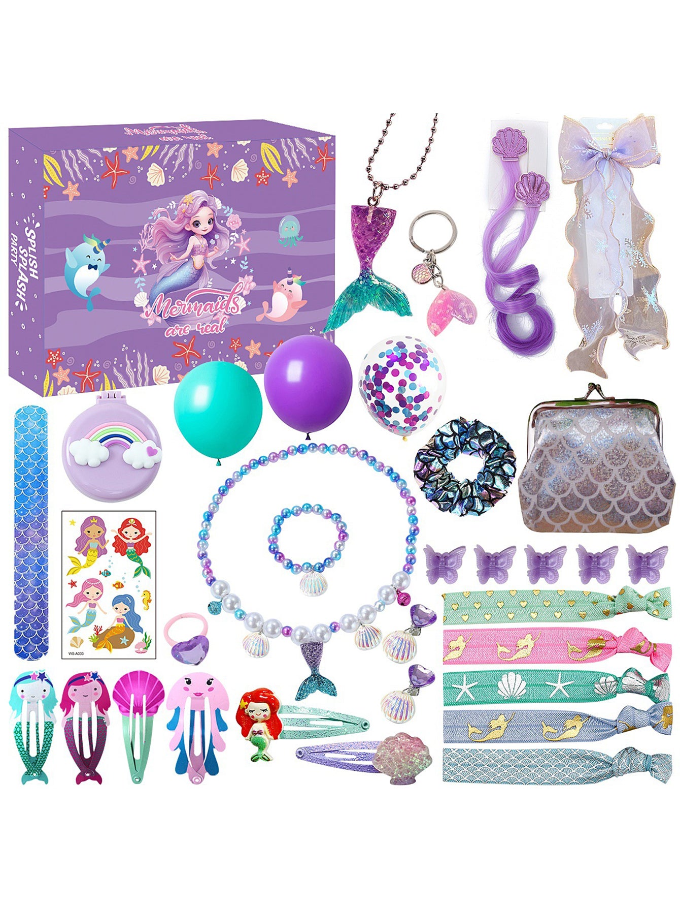 *Christmas Blind Box Advent Calendar----Mermaid Dress Up Girl Accessories