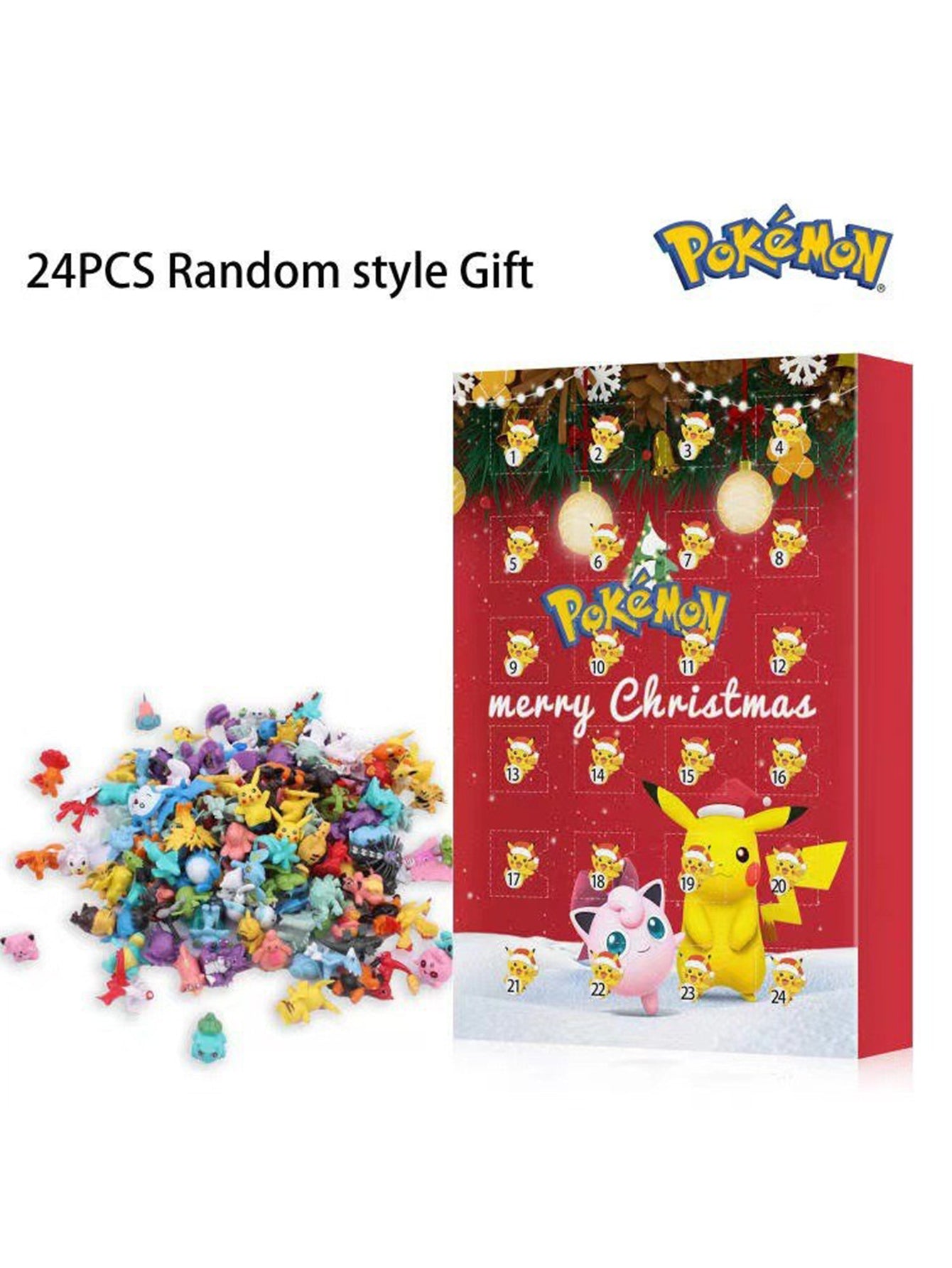 Pok¨¦mon Christmas Advent Calendar Blind Box 24-piece Set