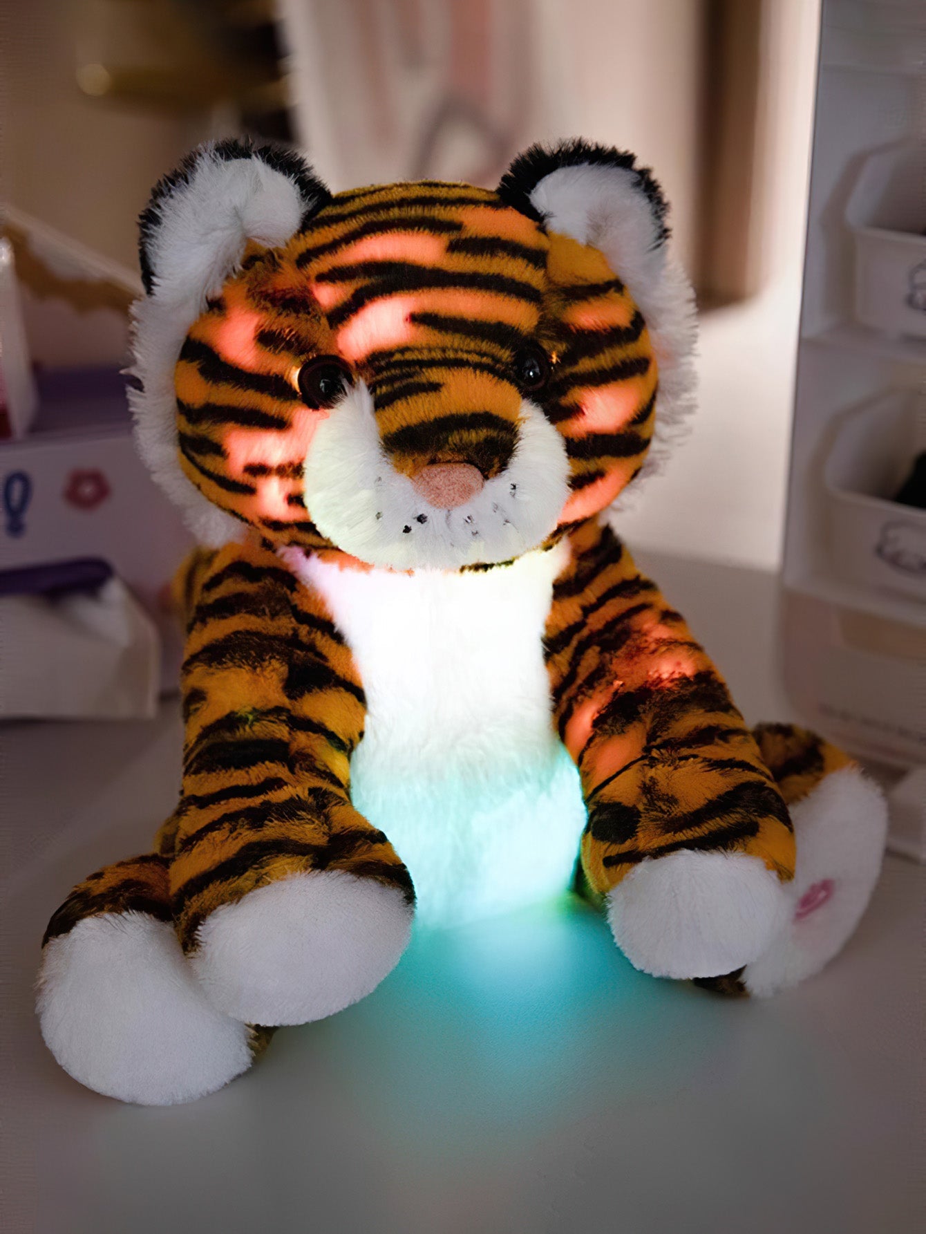 Glowing Plush Tiger Night Companion - 2 Style