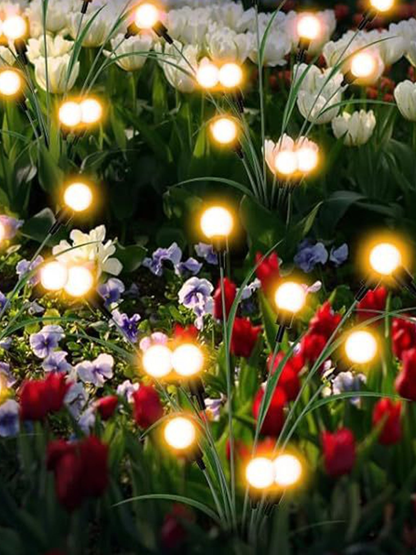 Modern Solar LED Leaf Fairy Lights